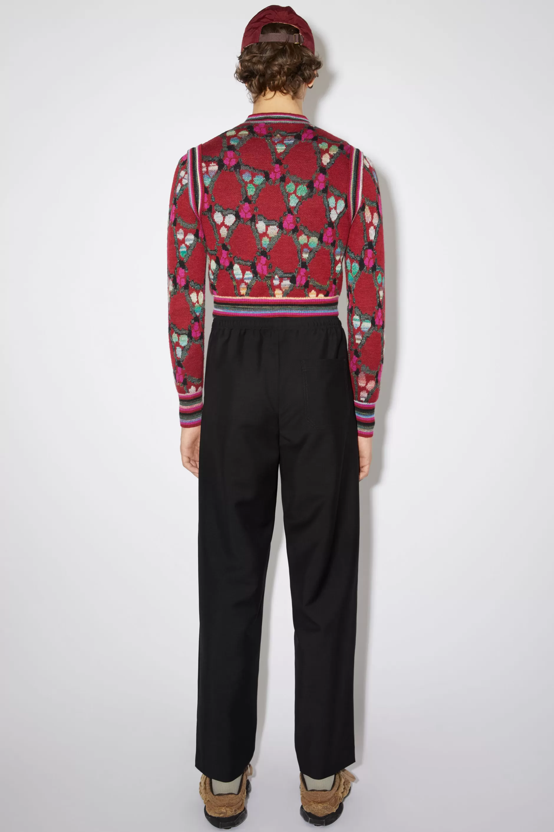 Acne Studios Anzughose In Lockerer Passform Schwarz Store