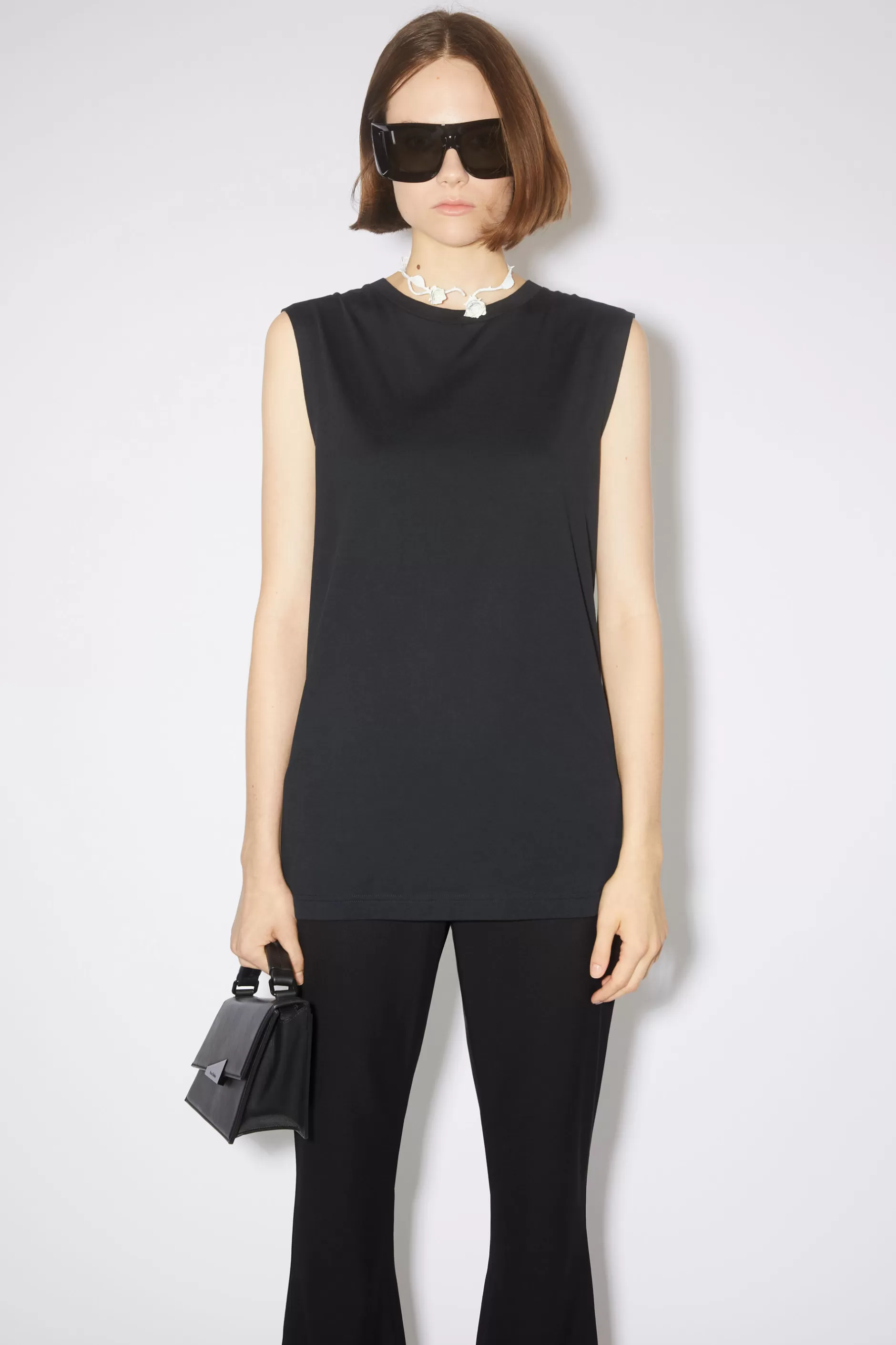 Acne Studios Armelloses T-Shirt Schwarz Shop