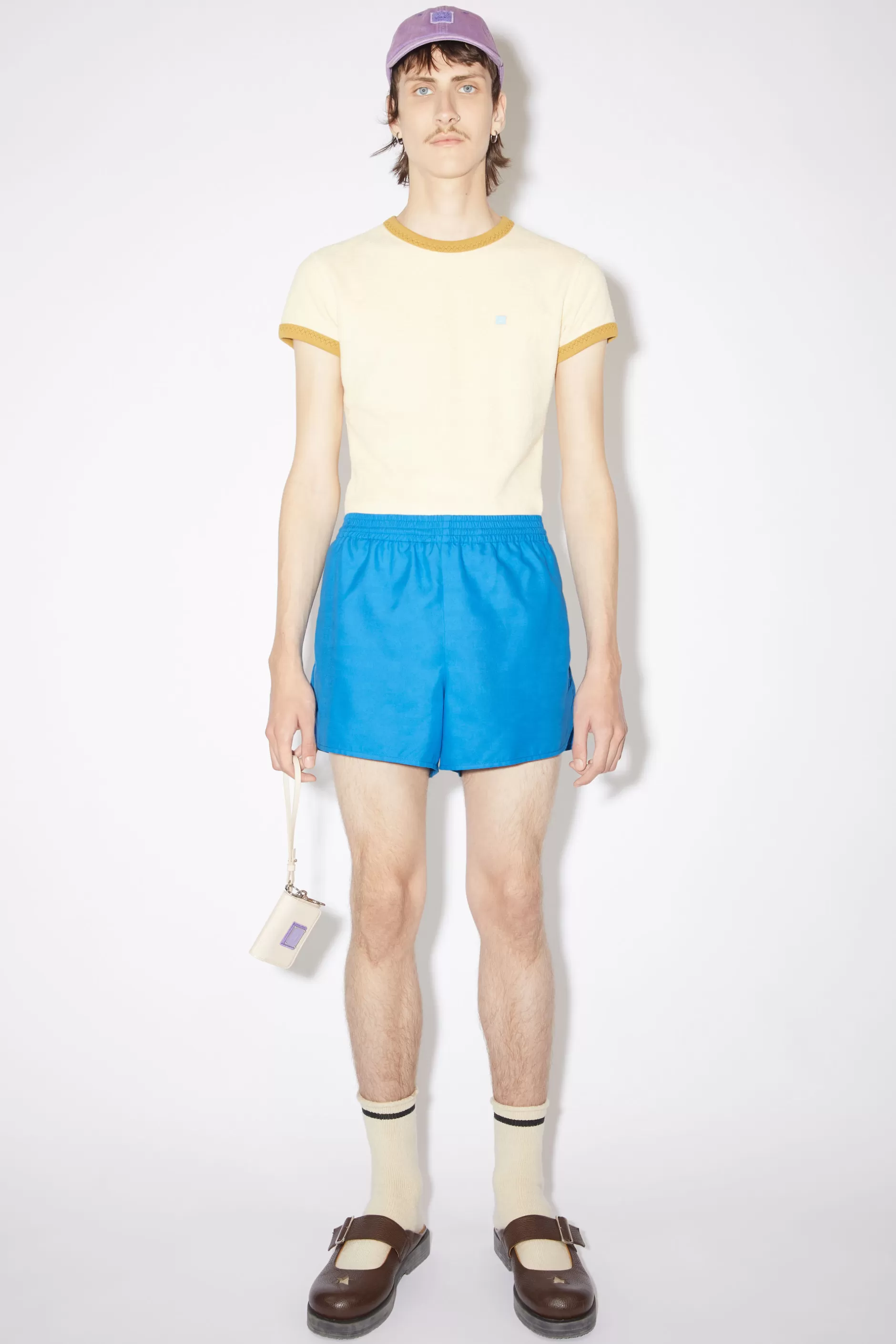 Acne Studios Badeshorts Mit Wasserreaktivem Logo Saphirblau Online