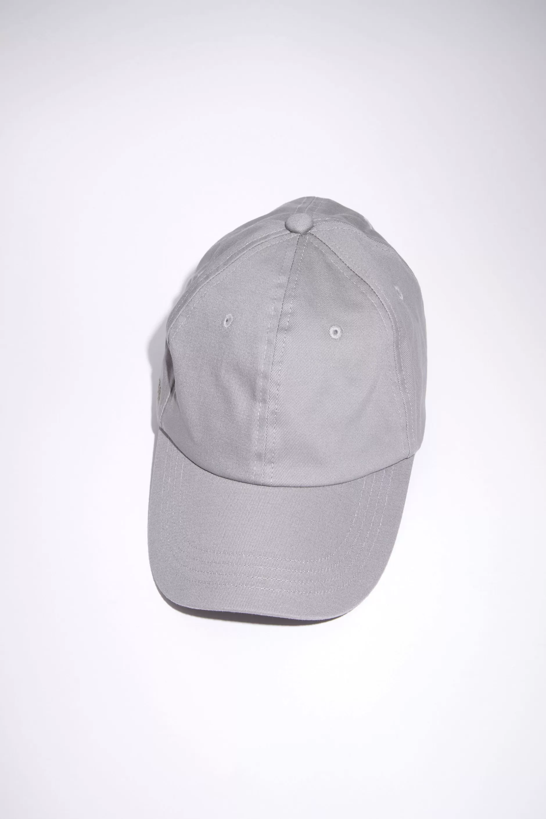 Acne Studios Baseballkappe Aus Baumwolle Grau/Khaki Discount