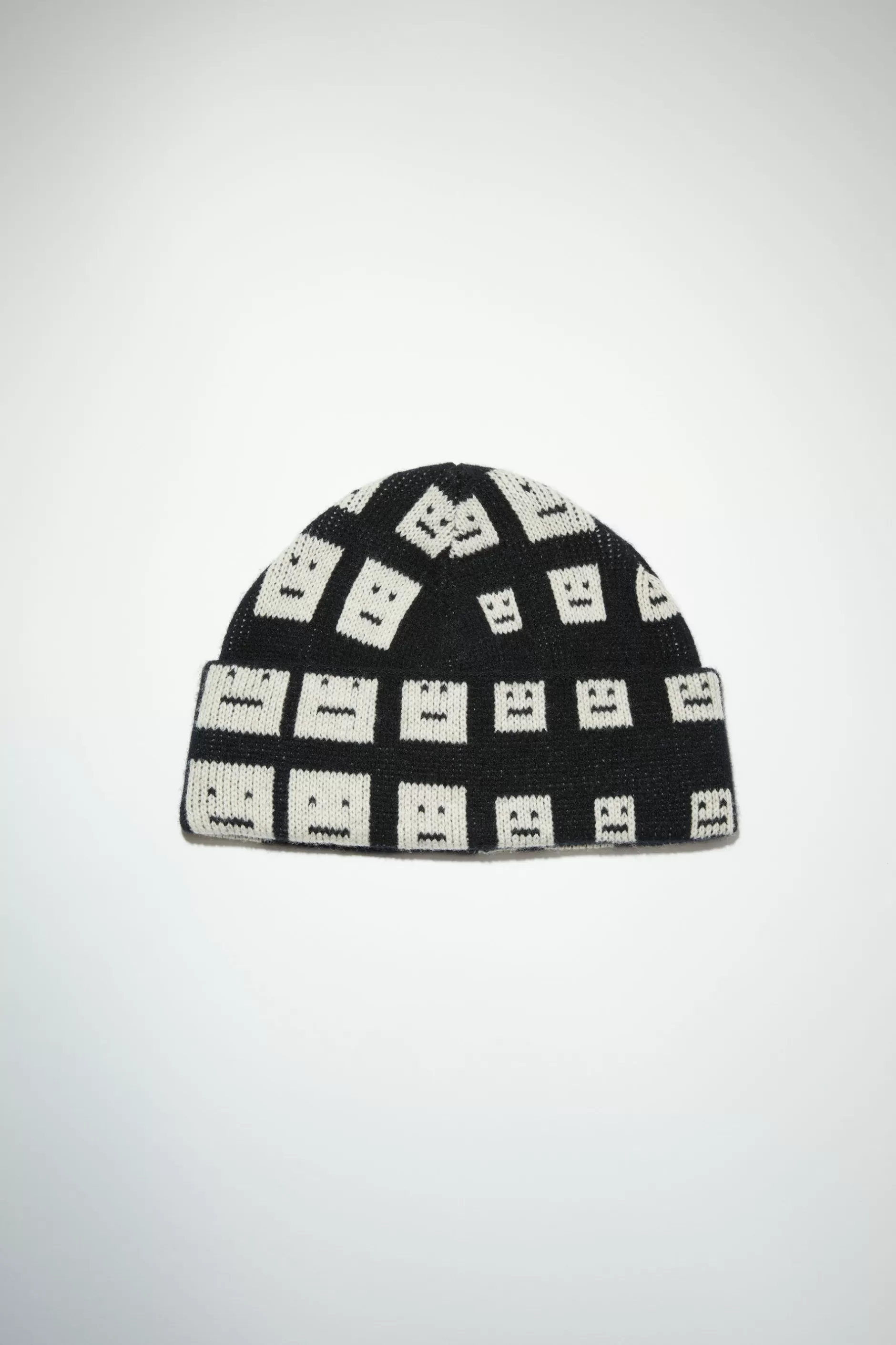 Acne Studios Beanie Aus Strick Schwarz Store