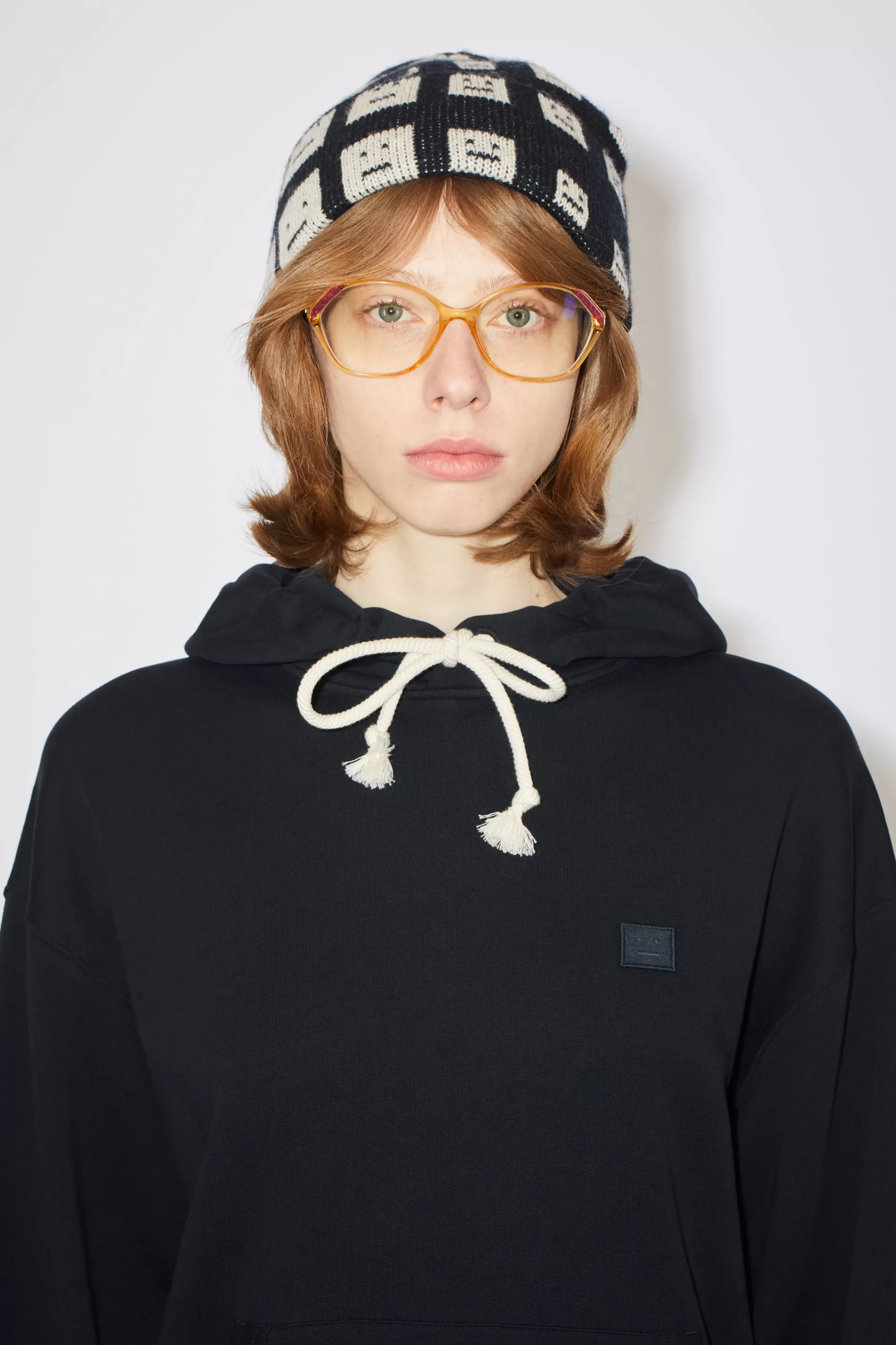 Acne Studios Beanie Aus Strick Schwarz Store