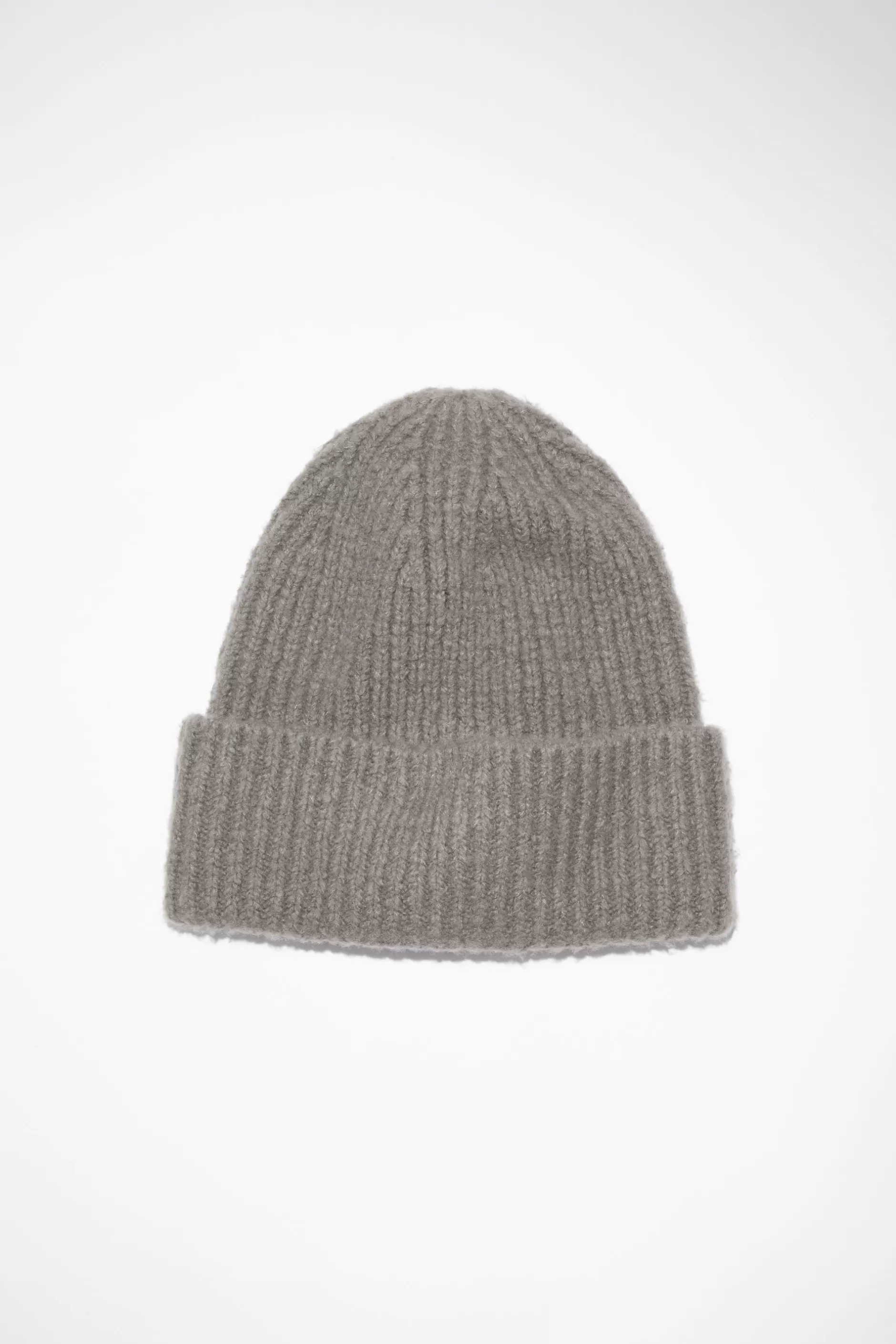 Acne Studios Beanie Aus Woll-Mix Dunkelgrau Discount