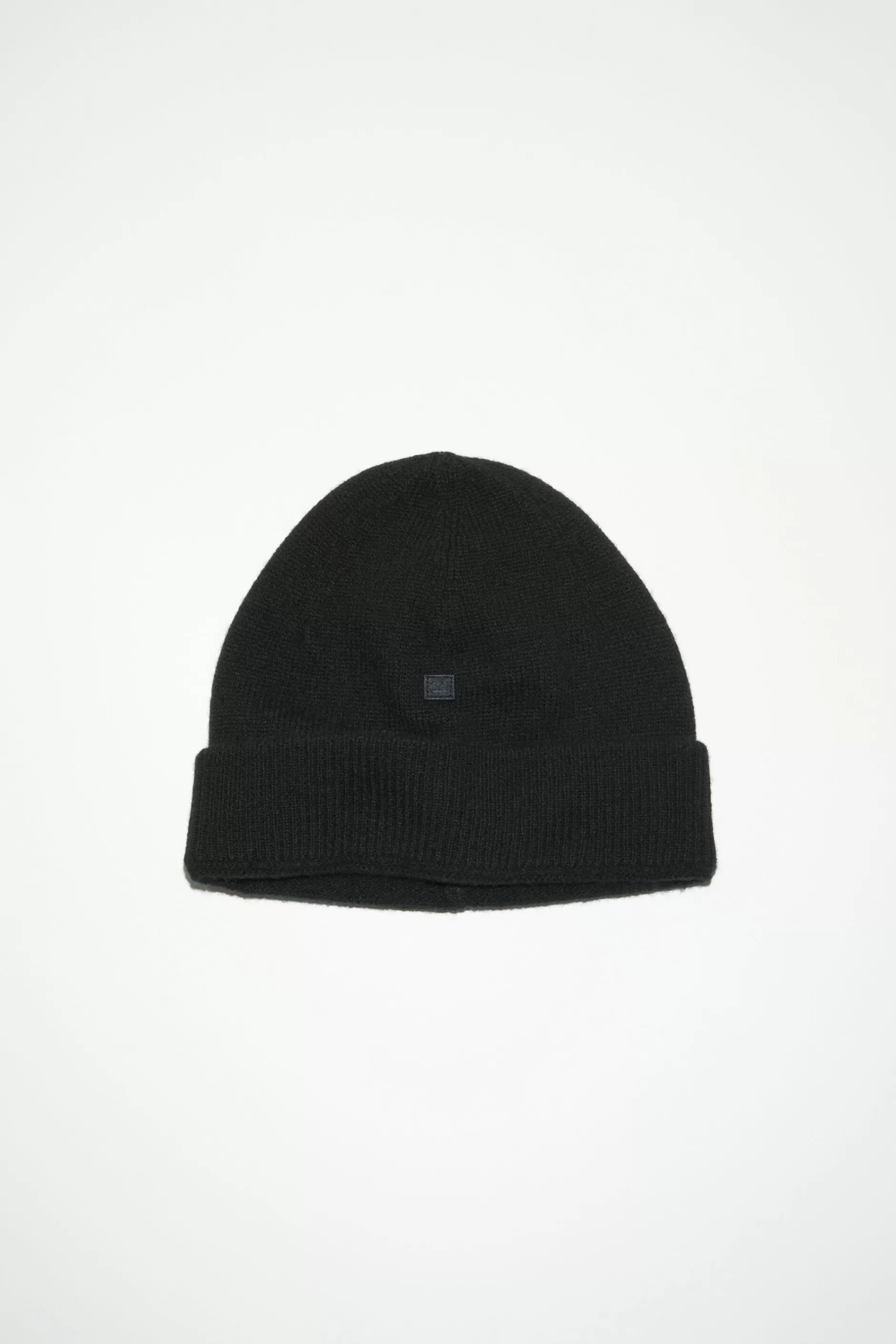 Acne Studios Beanie Mit Micro-Face-Aufnaher Schwarz Discount