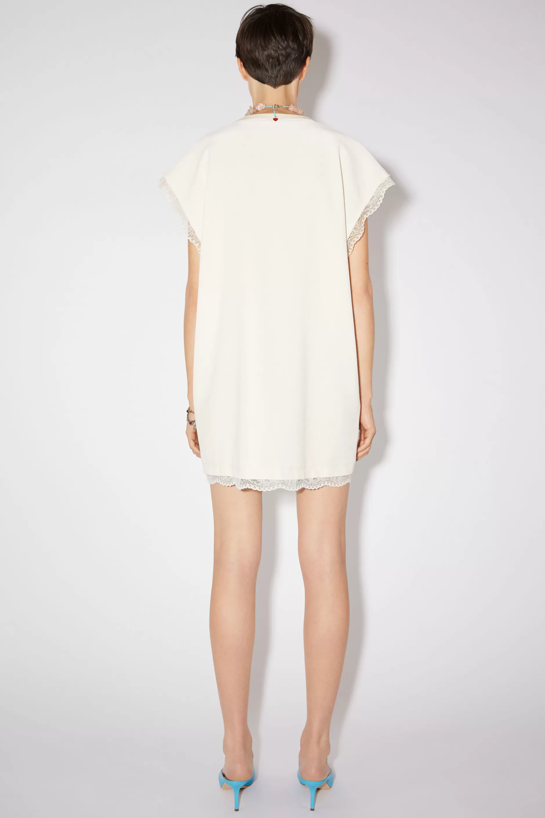 Acne Studios Besticktes Kleid Staubweis Cheap