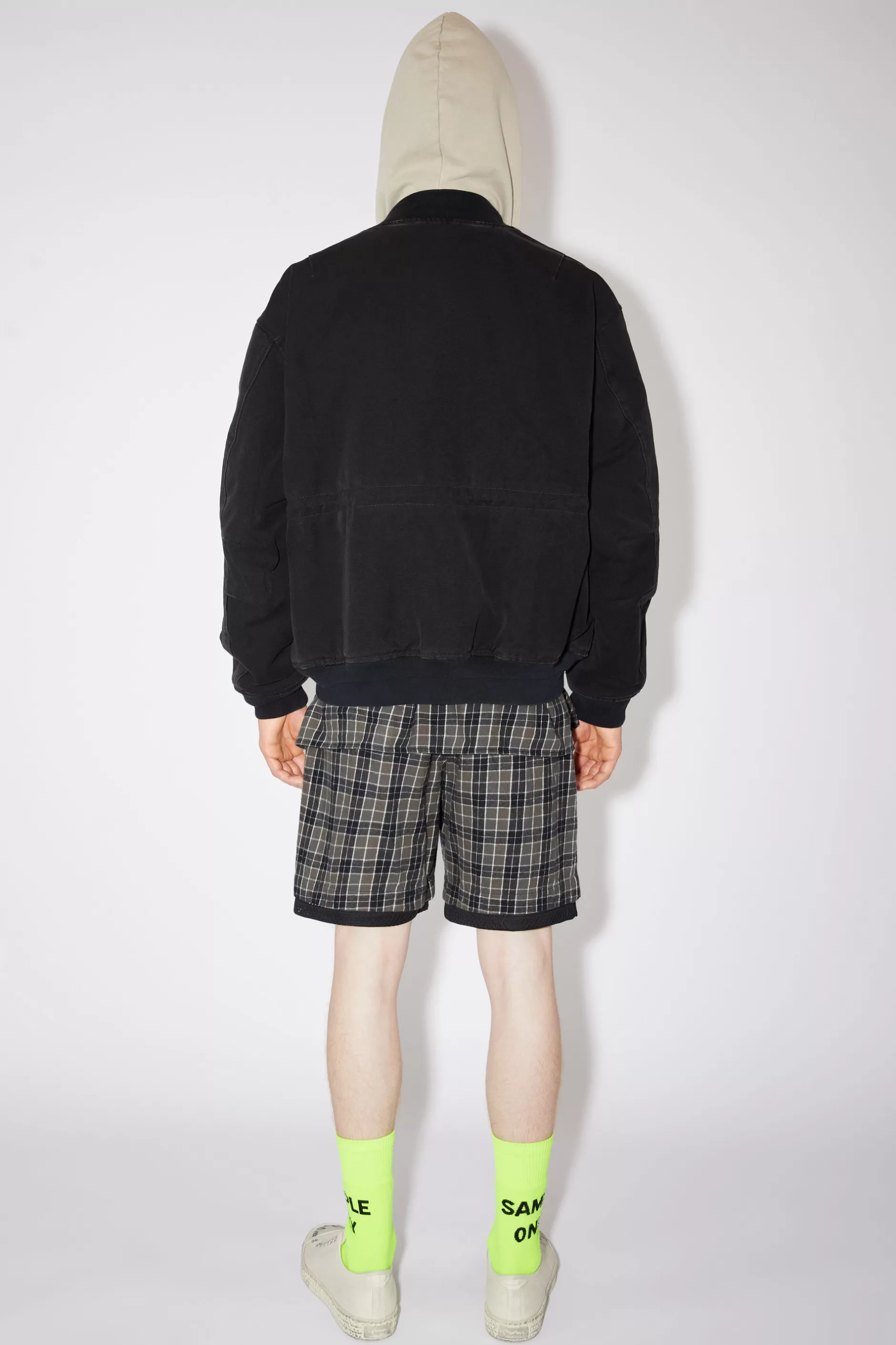 Acne Studios Bomberjacke Aus Baumwolle Schwarz Shop