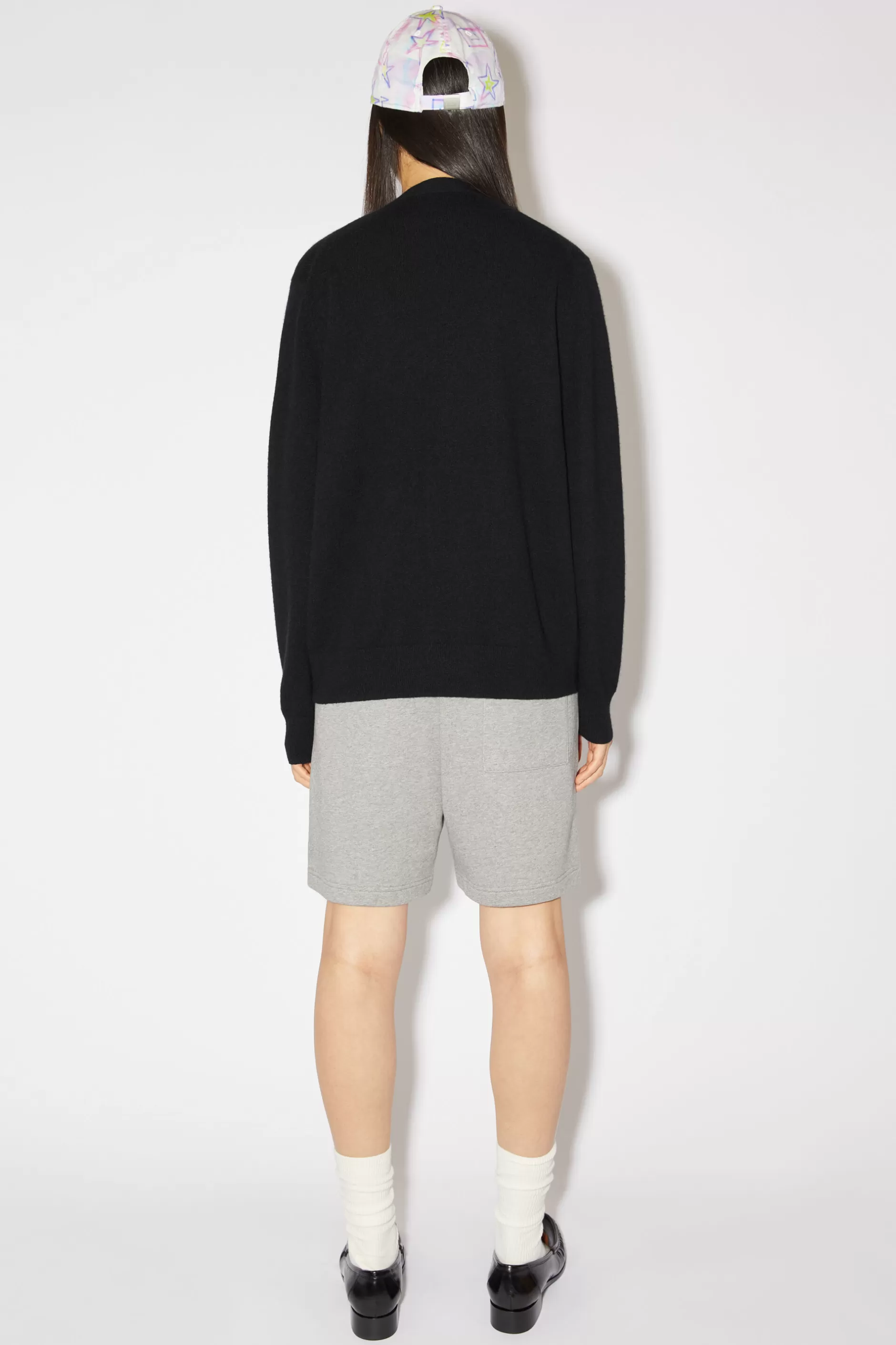 Acne Studios Cardigan Aus Wolle Schwarz Discount