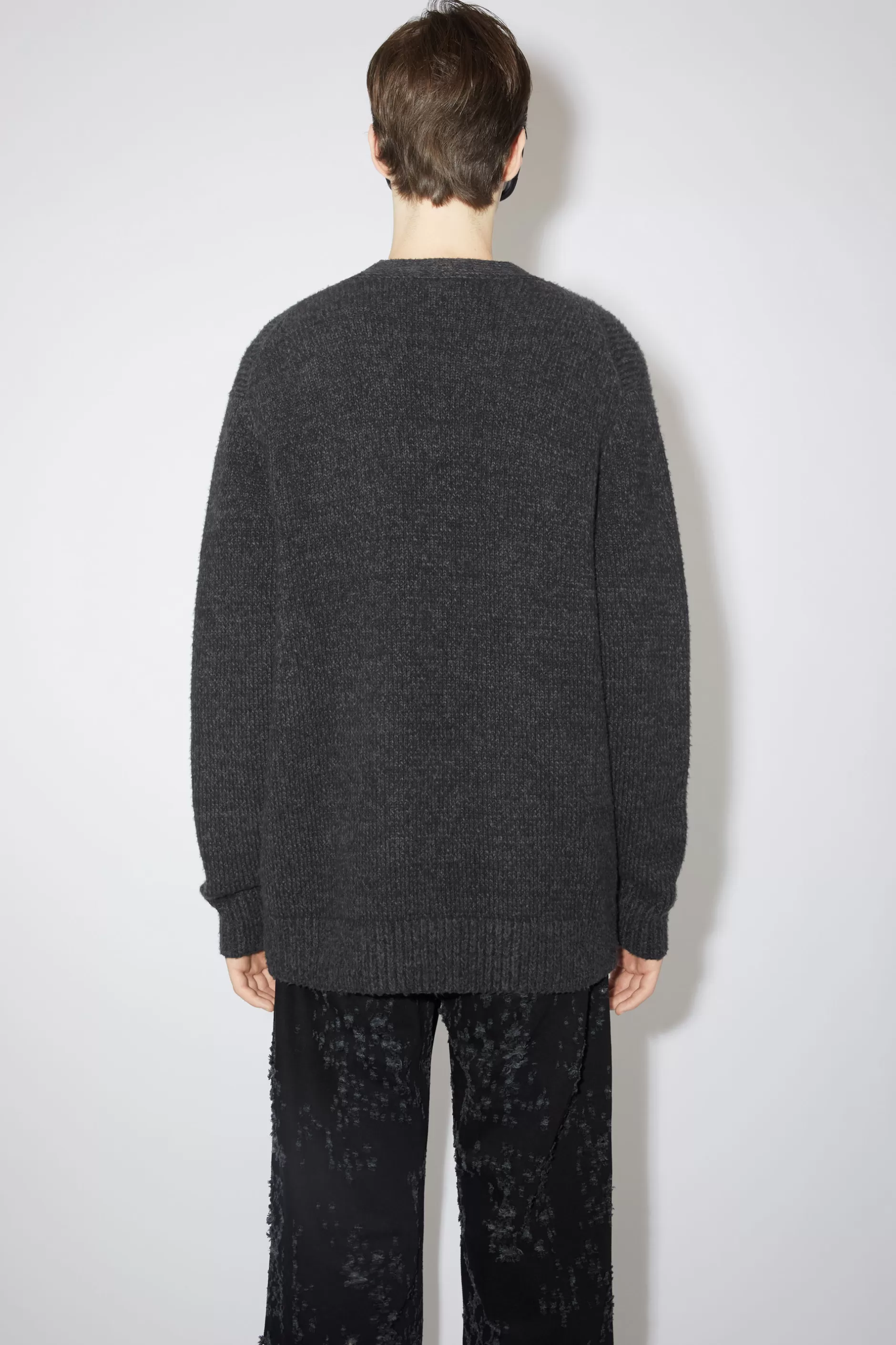 Acne Studios Cardigan Aus Woll-Mix Used Black Online