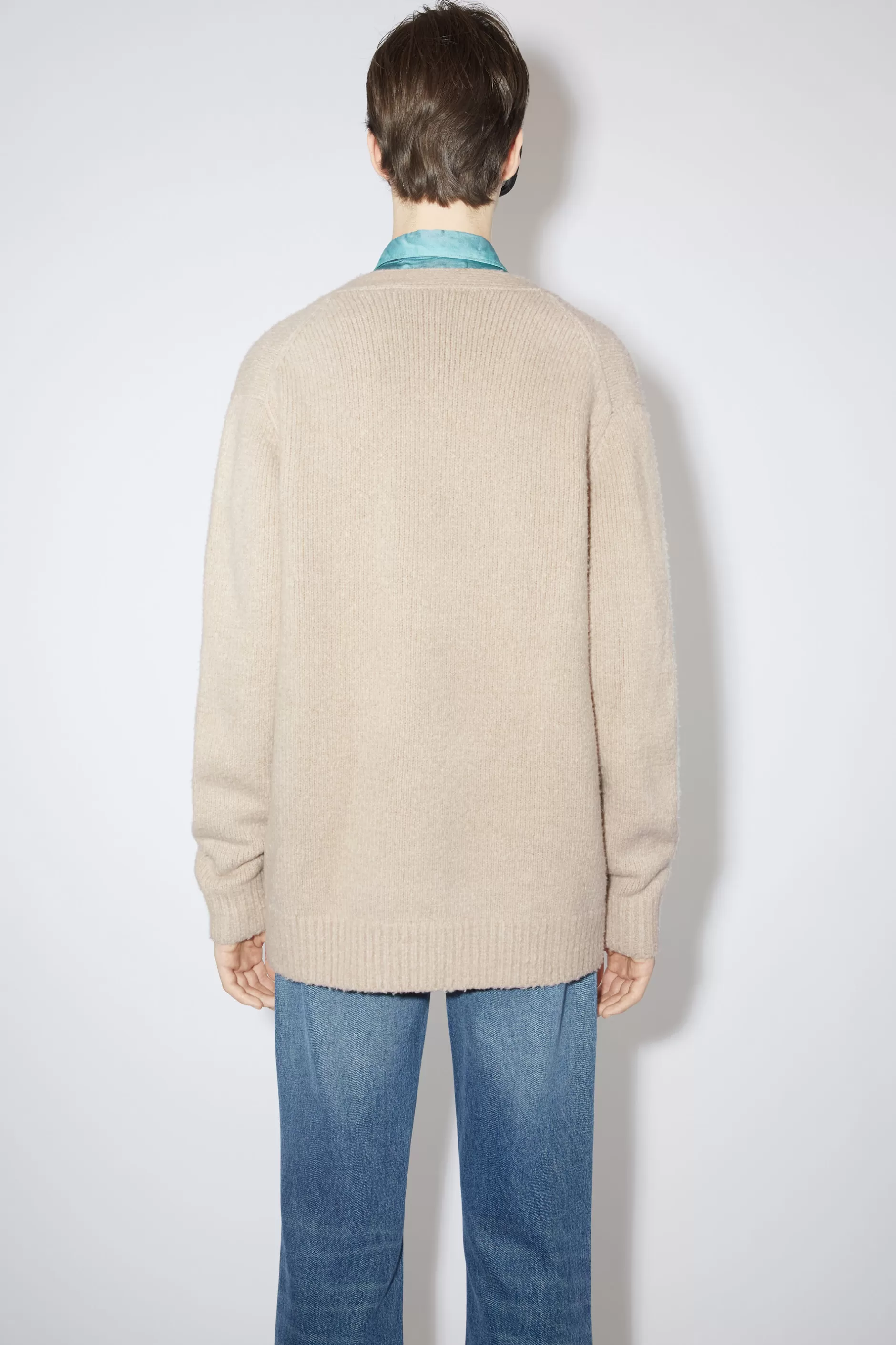 Acne Studios Cardigan Aus Woll-Mix Lehm-Beige Online