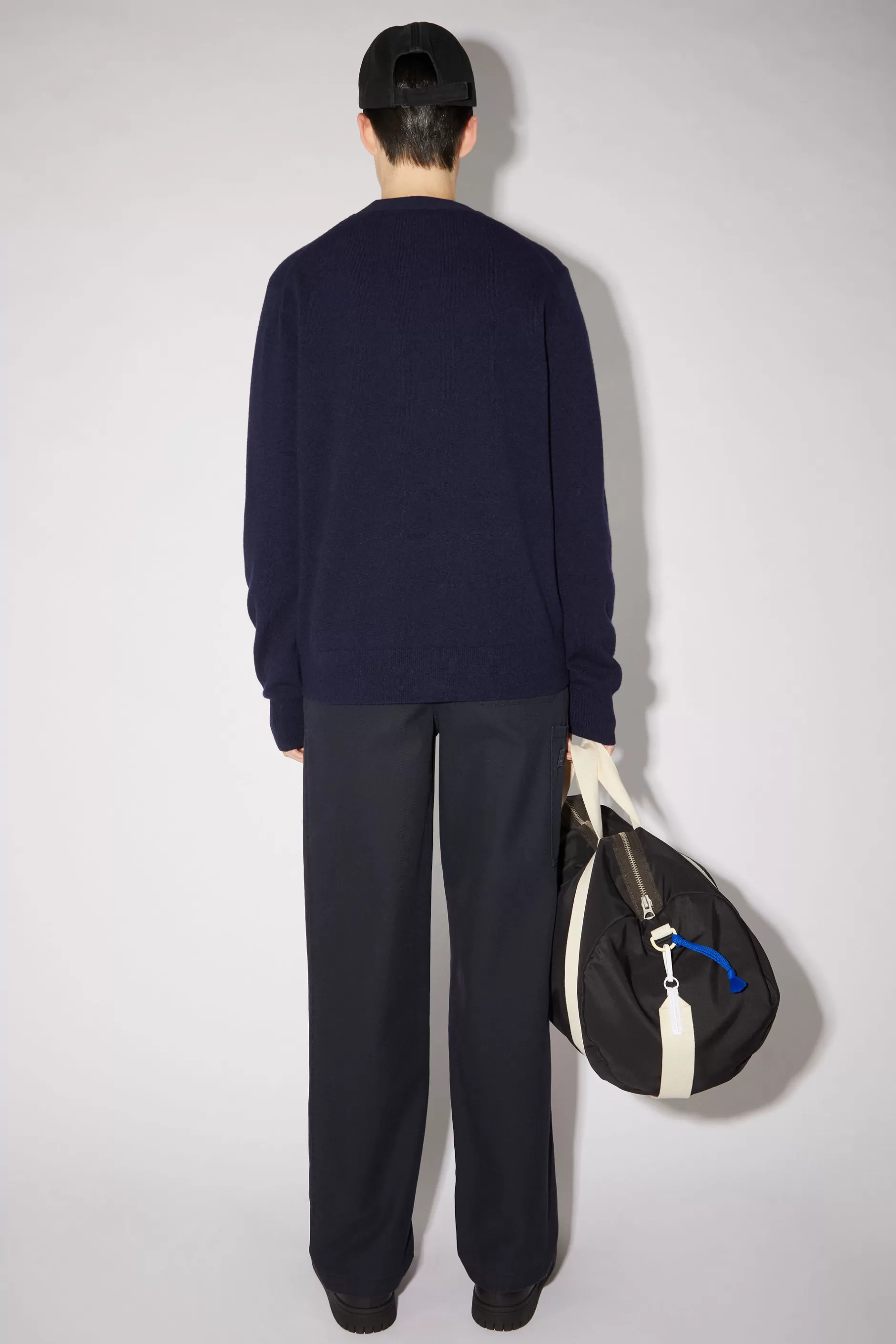 Acne Studios Cardigan Mit V-Ausschnitt Marineblau Shop