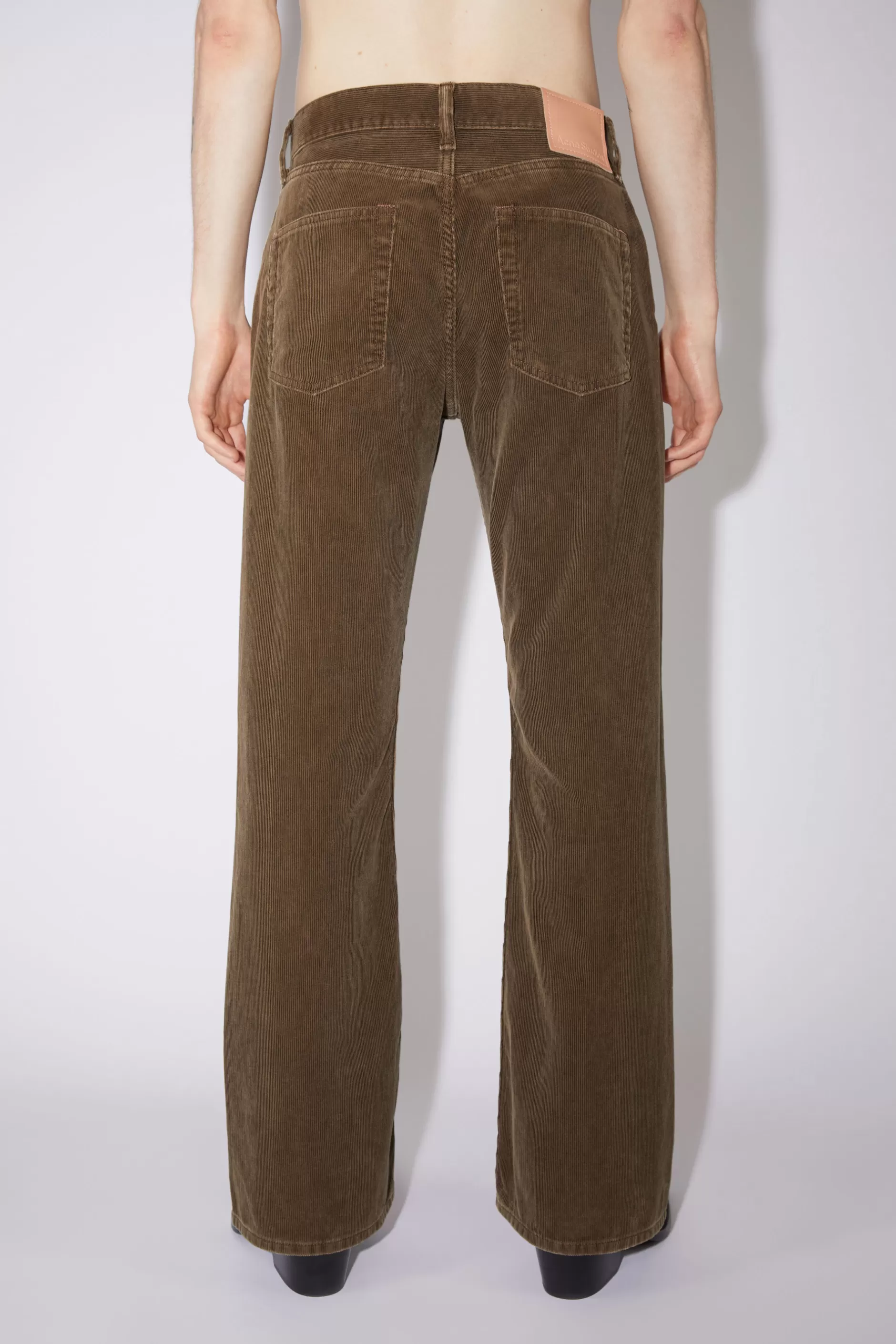 Acne Studios Cord-Jeans Mit Ausgestellter Passform Beige Store