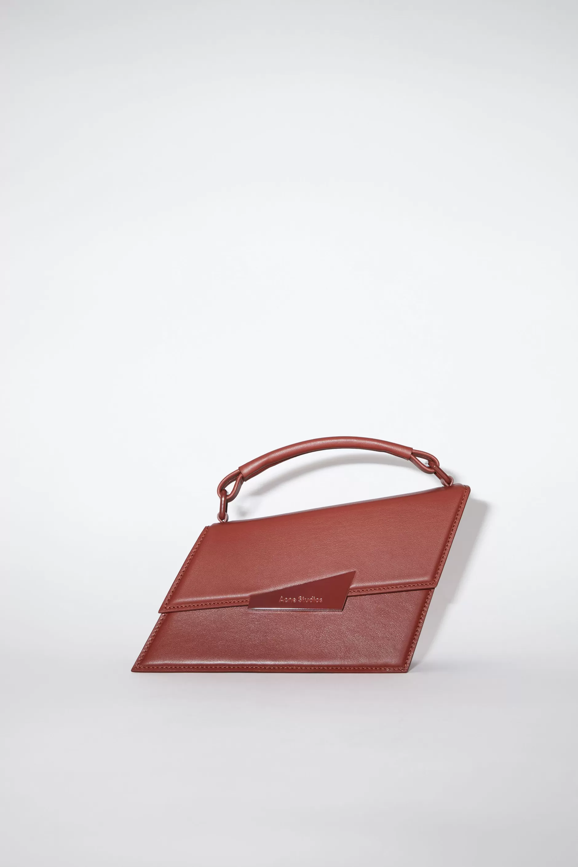 Acne Studios Deformierte Mini-Tasche Cognacbraun Shop