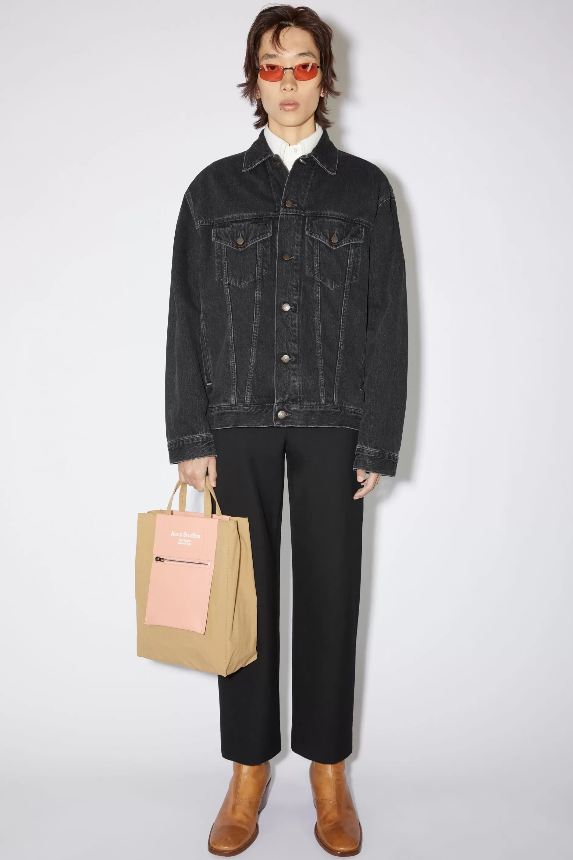 Acne Studios Denimjacke Schwarz Shop