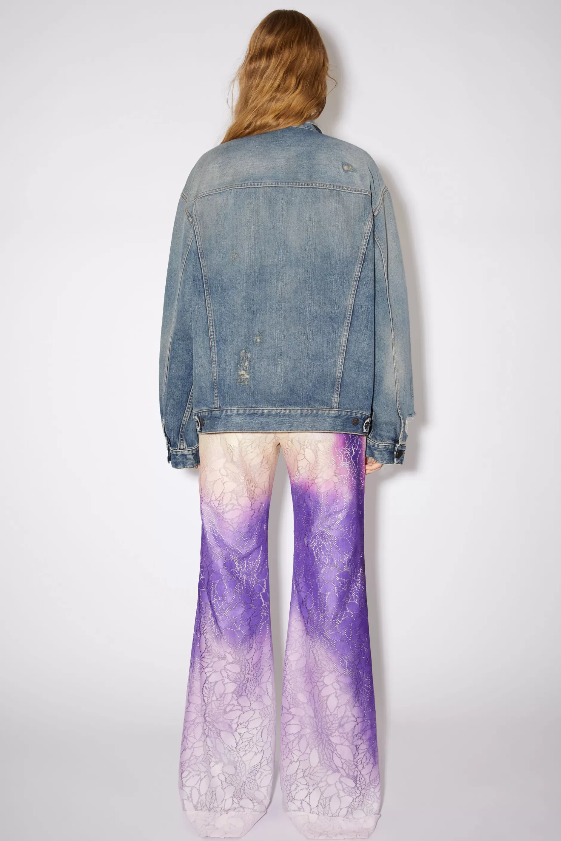 Acne Studios Destroyed-Denimjacke In Lockerer Passform – Detroit Mid Blue Store