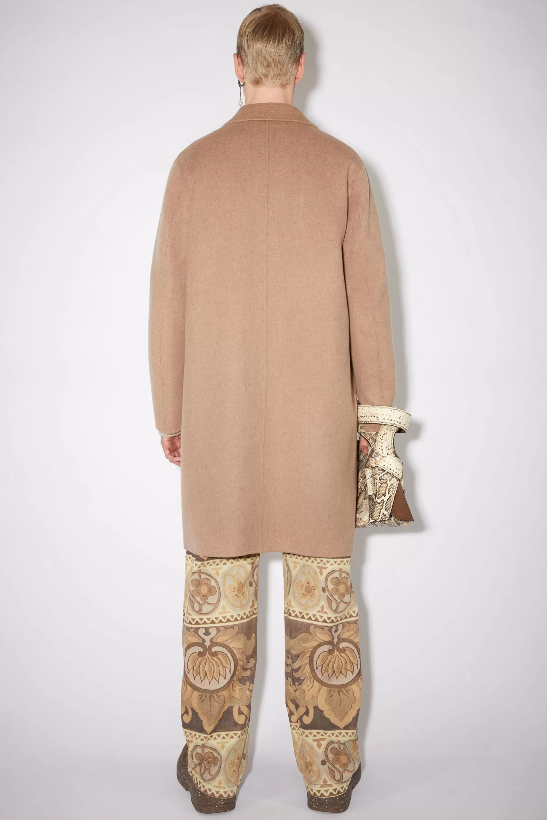 Acne Studios Doubleface-Mantel Meliertes Camelbeige  Fashion