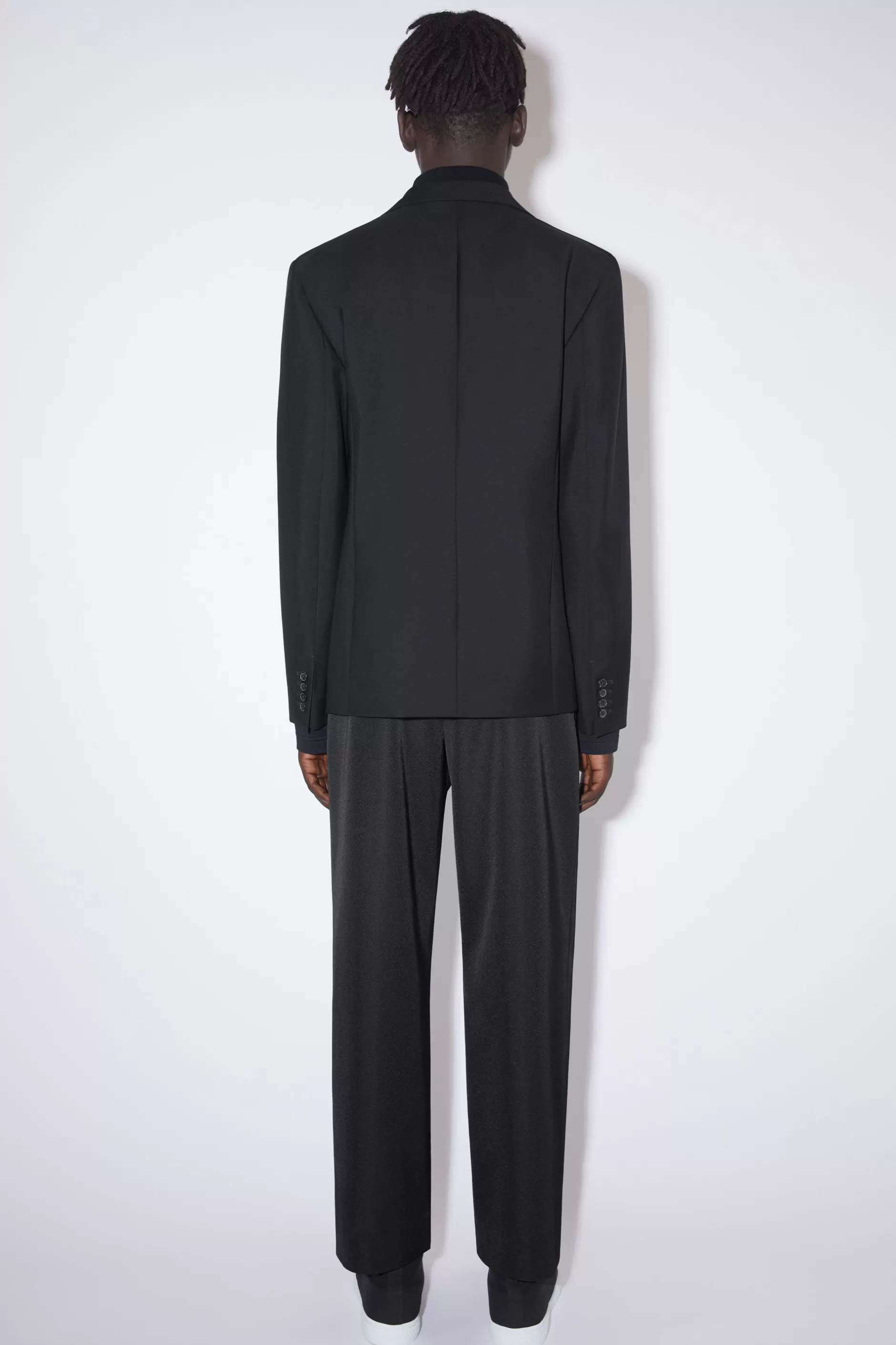 Acne Studios Einreihige Anzugjacke Schwarz Online