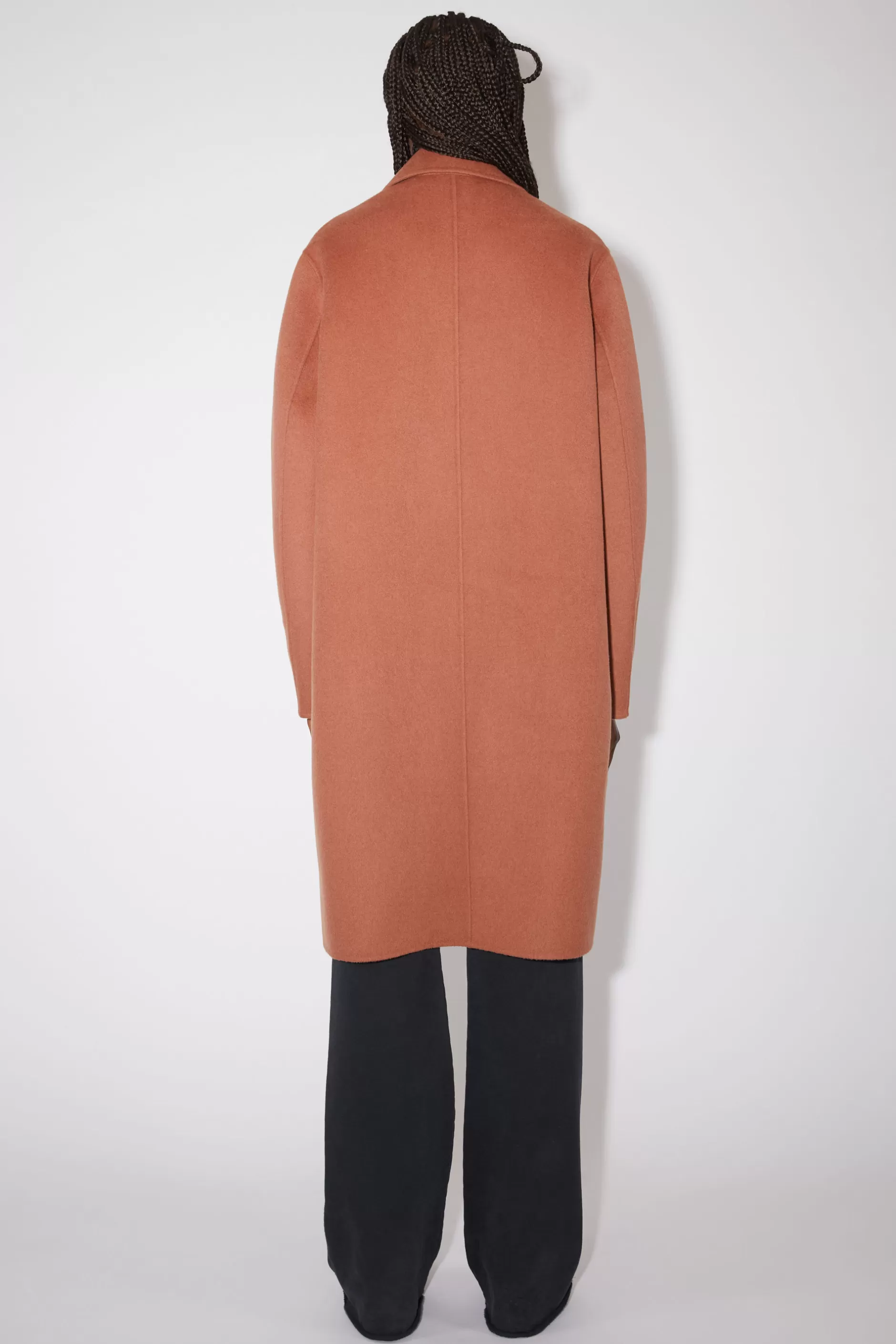 Acne Studios Einreihiger Mantel Pinkrosa Cheap