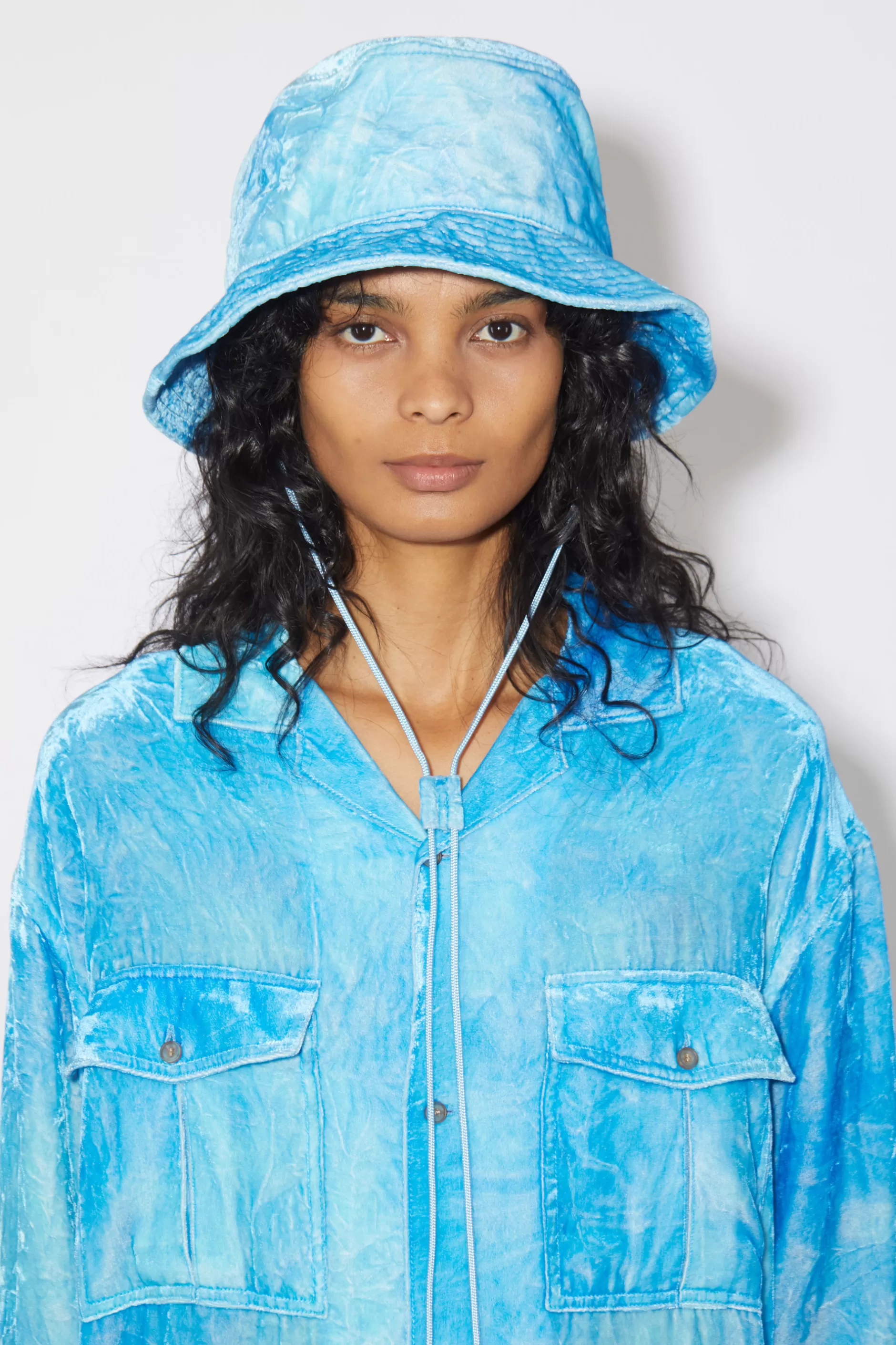 Acne Studios Fischerhut Wasserblau Outlet