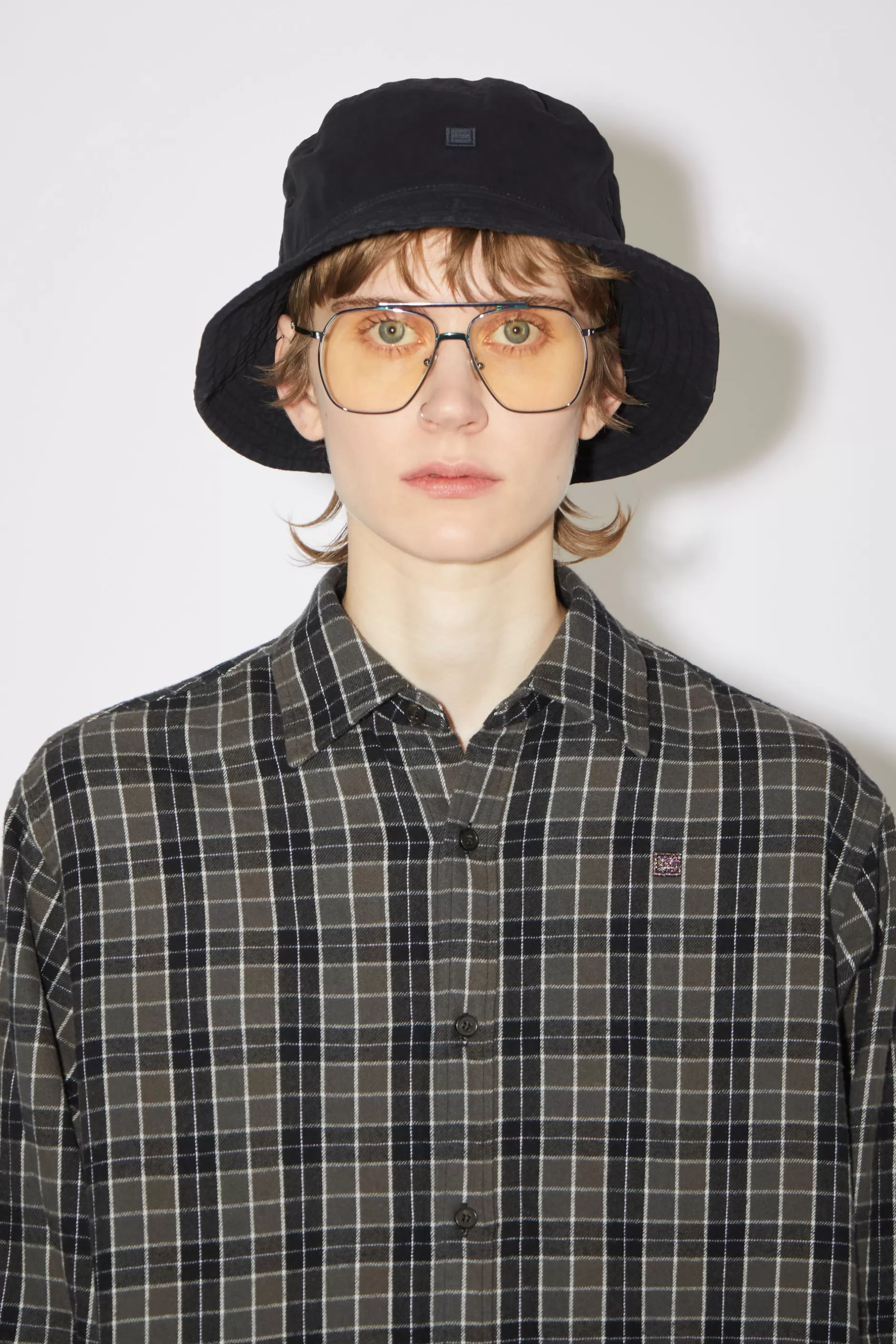 Acne Studios Fischerhut Aus Baumwolle Schwarz Fashion