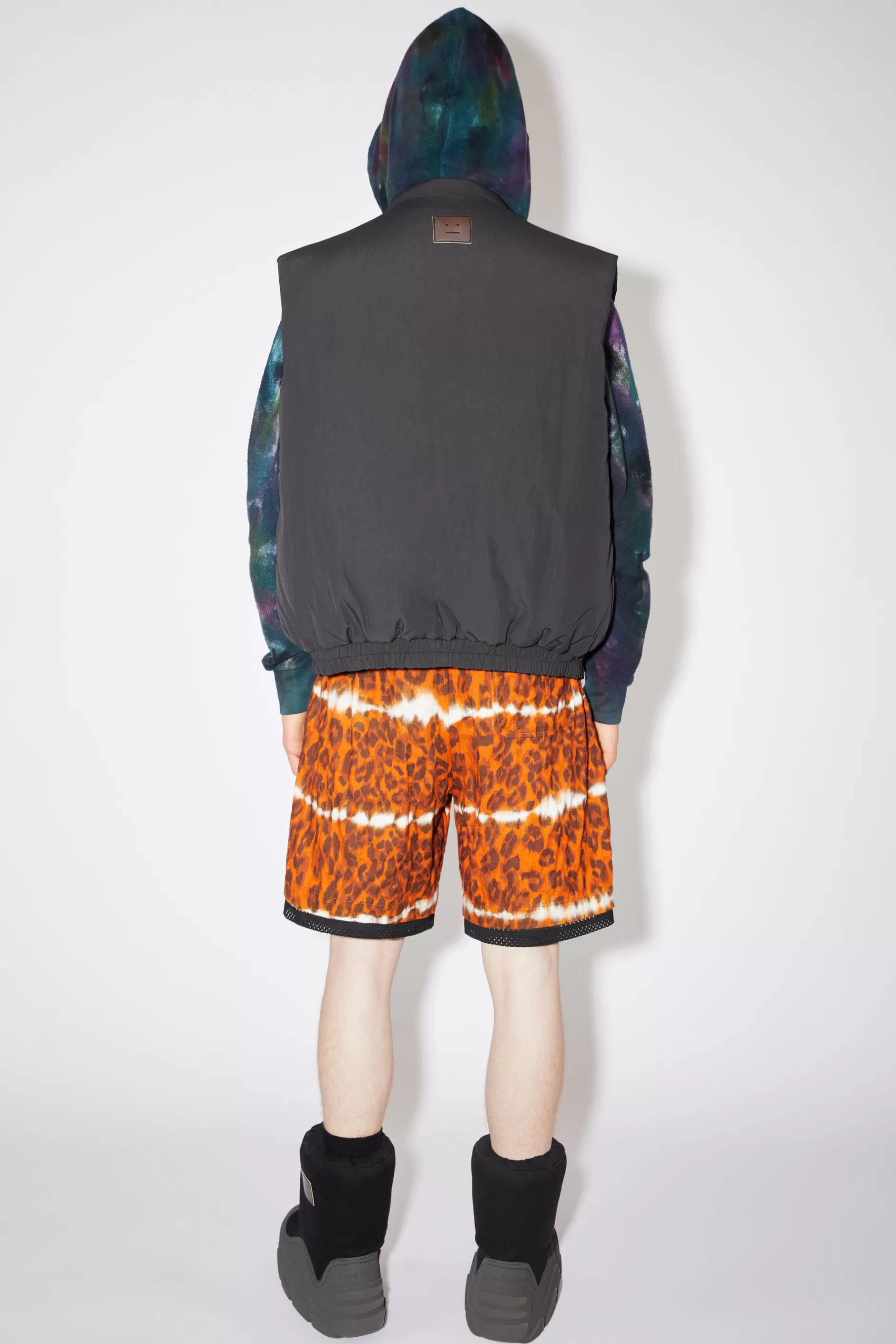 Acne Studios Gefutterte Weste Aus Nylon Schwarz Clearance