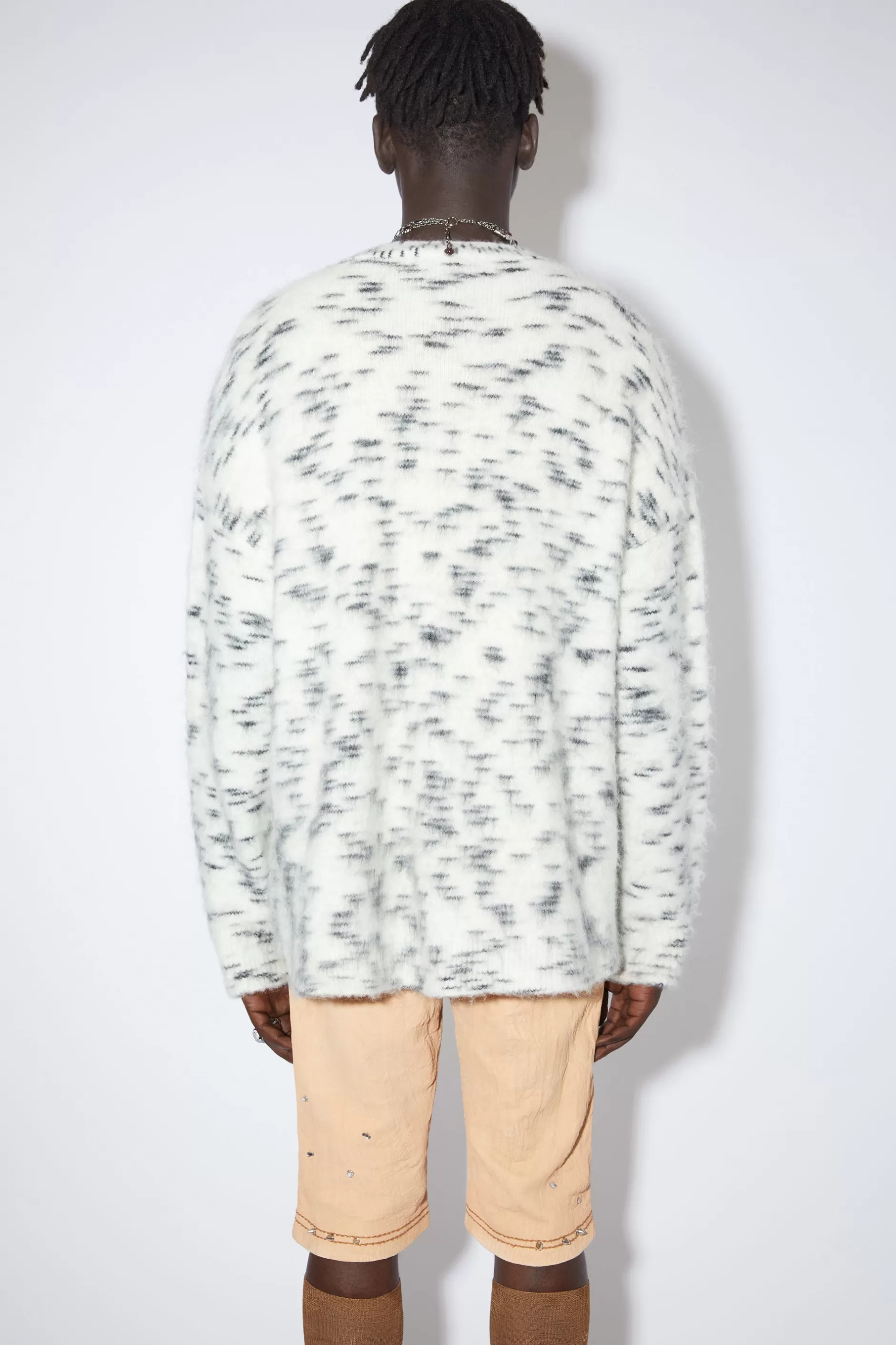 Acne Studios Geknopfter Cardigan Gebrochenes Weis Shop