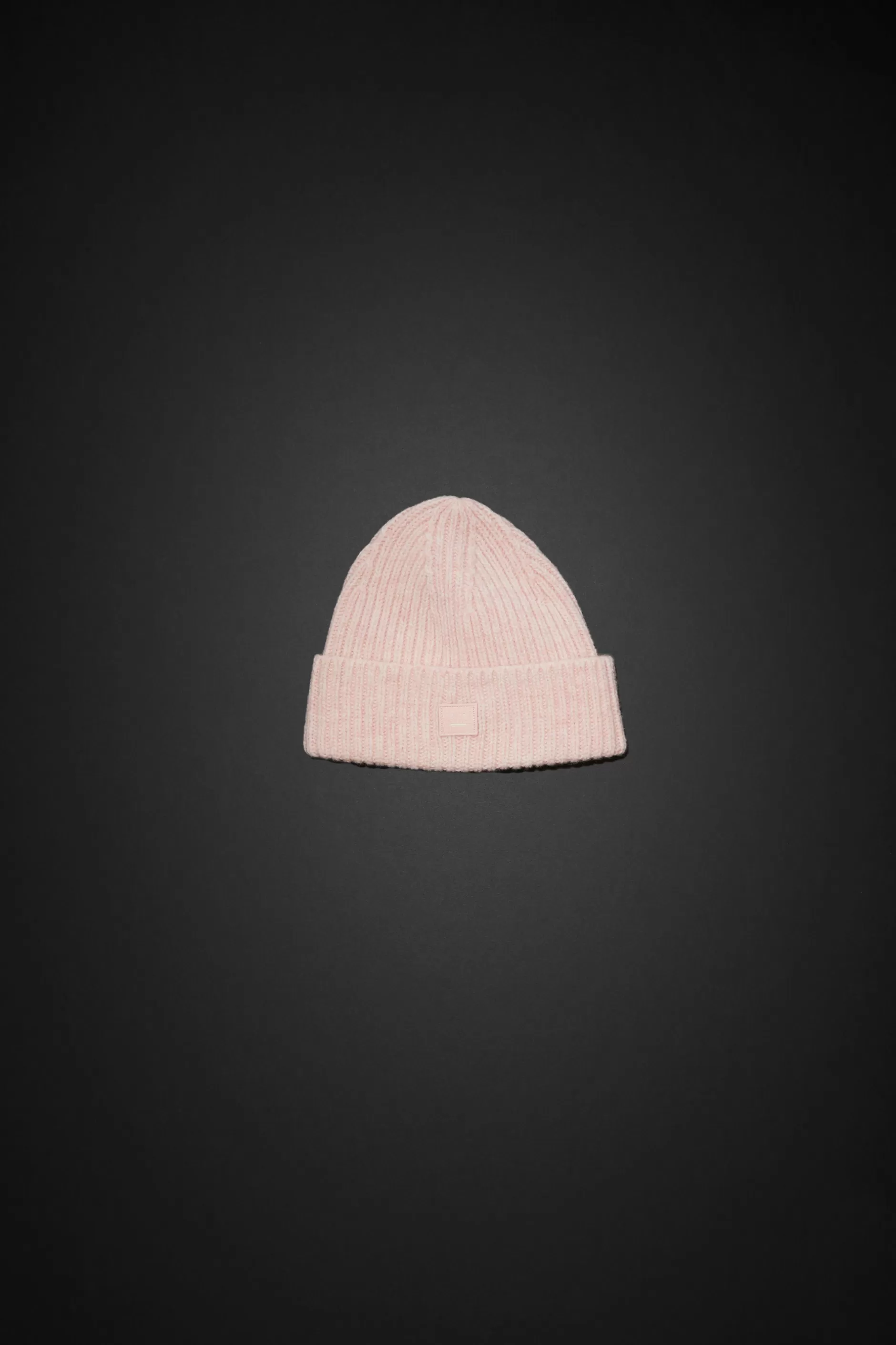 Acne Studios Gestrickte Beanie-Mutze Aus Wolle Meliertes Ausgebleichtes Rosa Best