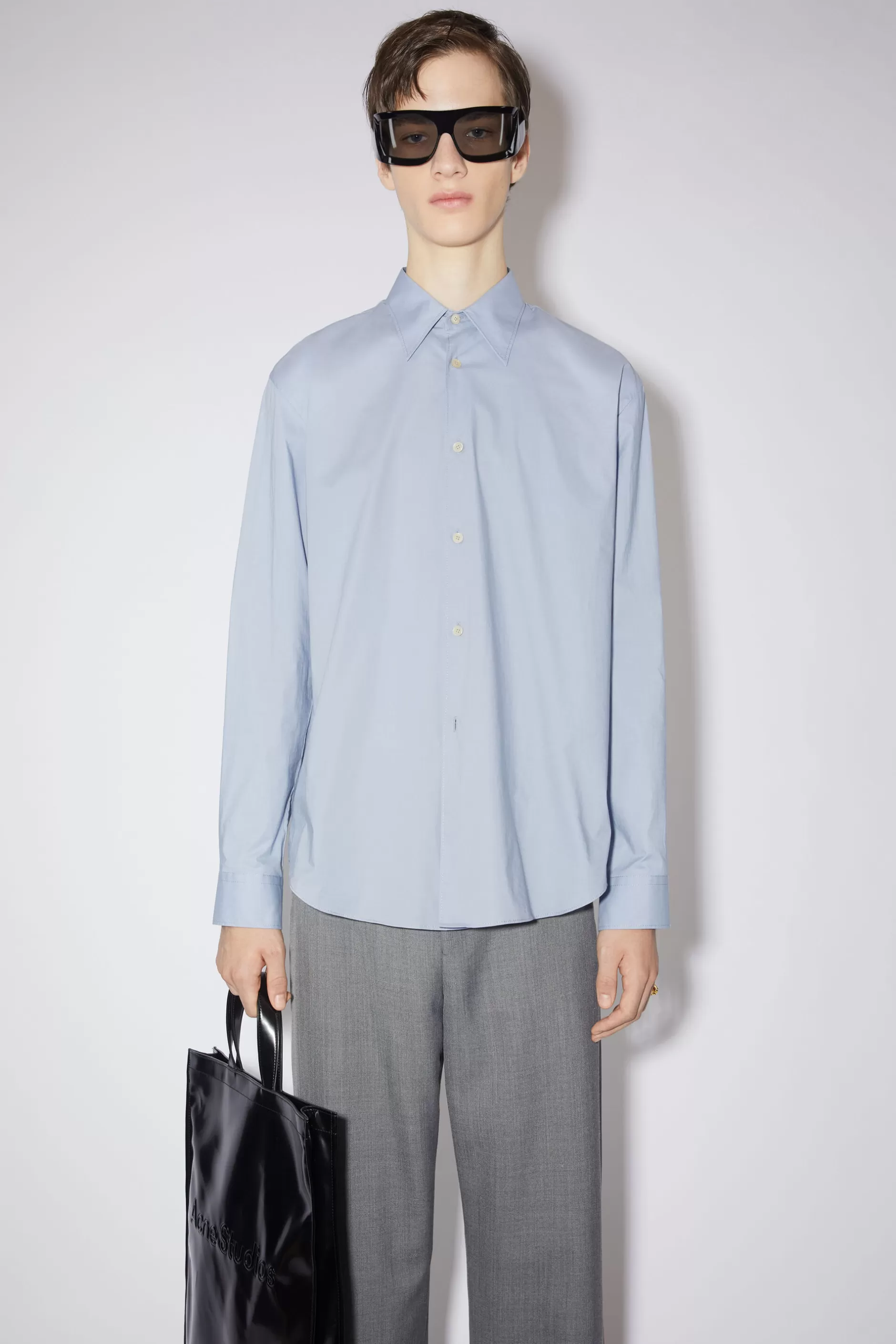 Acne Studios Hemd Stahlblau Online