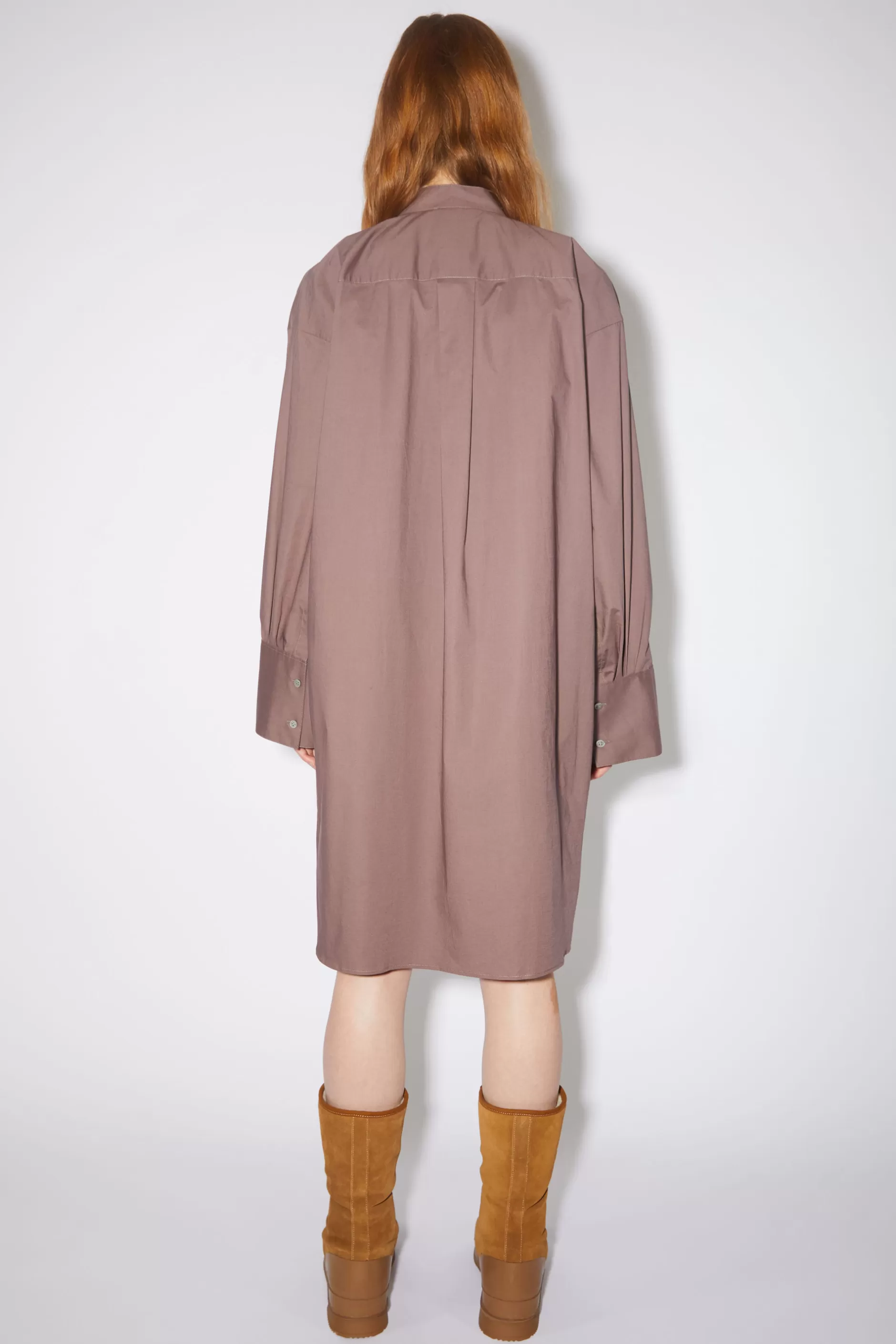 Acne Studios Hemdblusenkleid Taubenlila Online