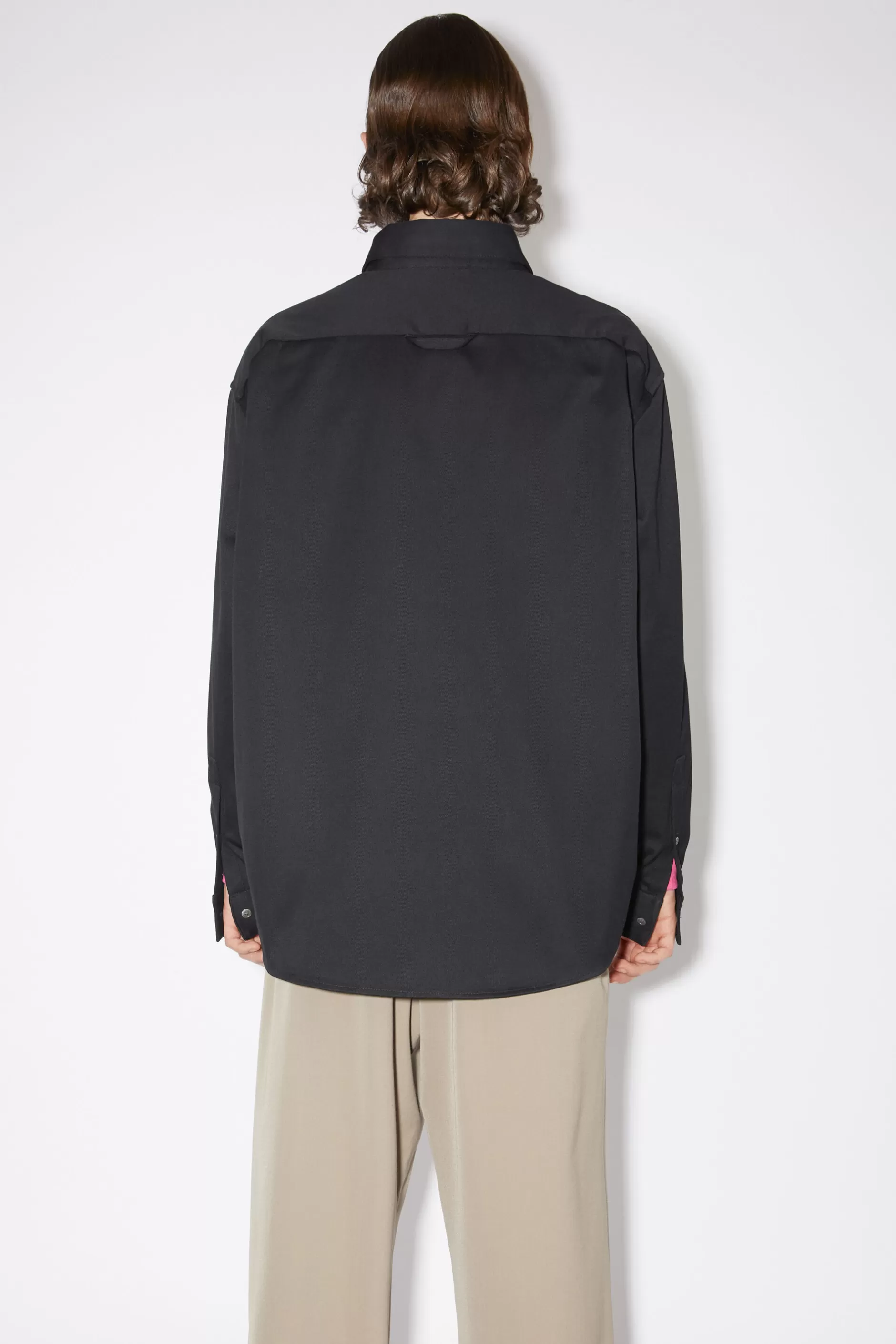 Acne Studios Hemdjacke Schwarz Best Sale