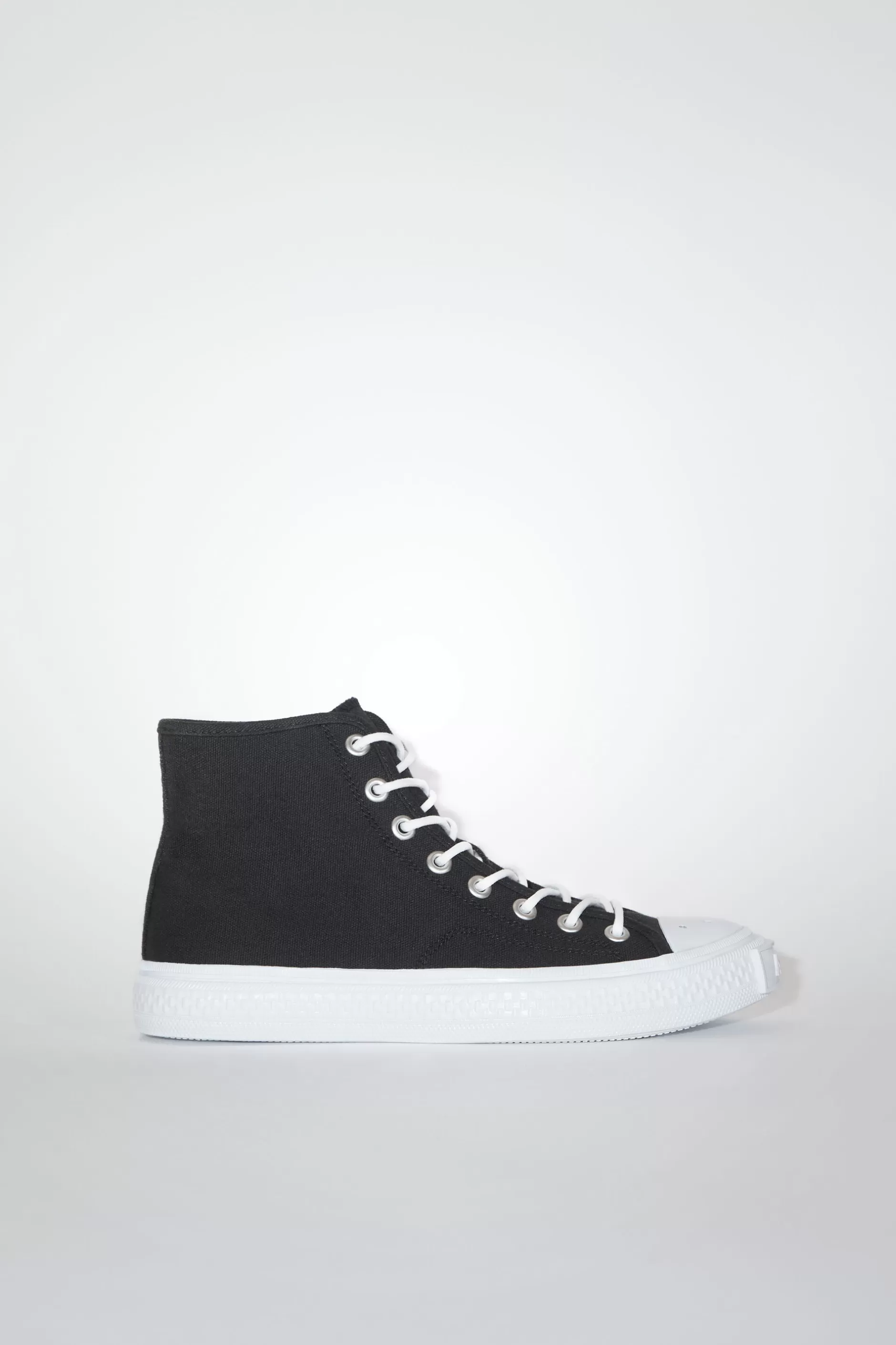 Acne Studios High Top Sneakers Black/Off White Store