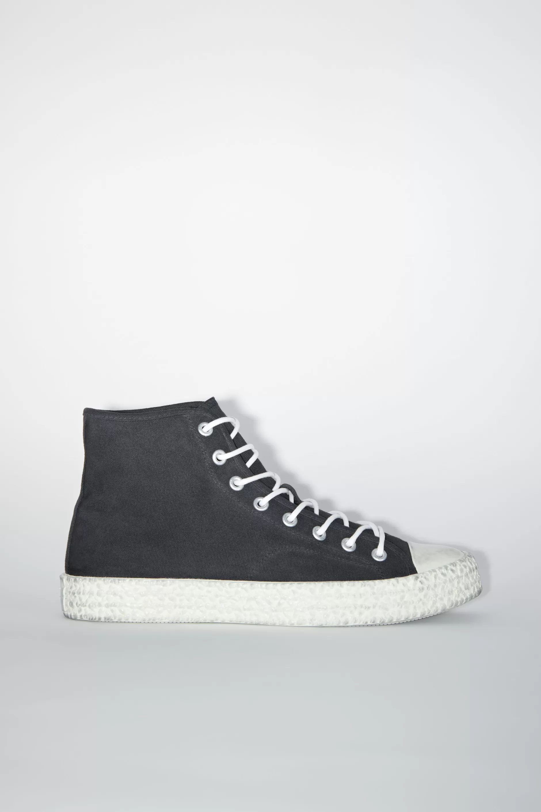 Acne Studios Hohe Sneakers Schwarz/Naturweis Shop