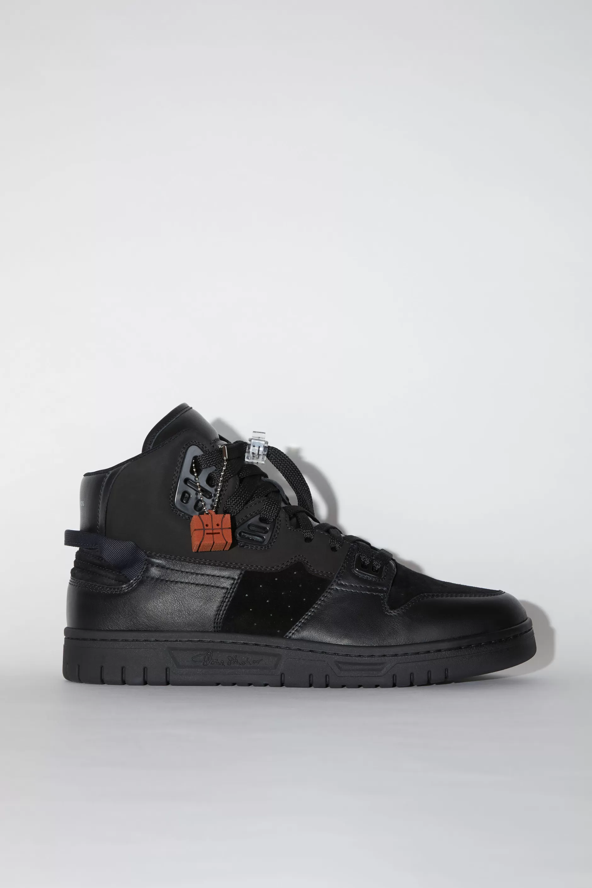 Acne Studios Hohe Sneakers Multi Schwarz Flash Sale