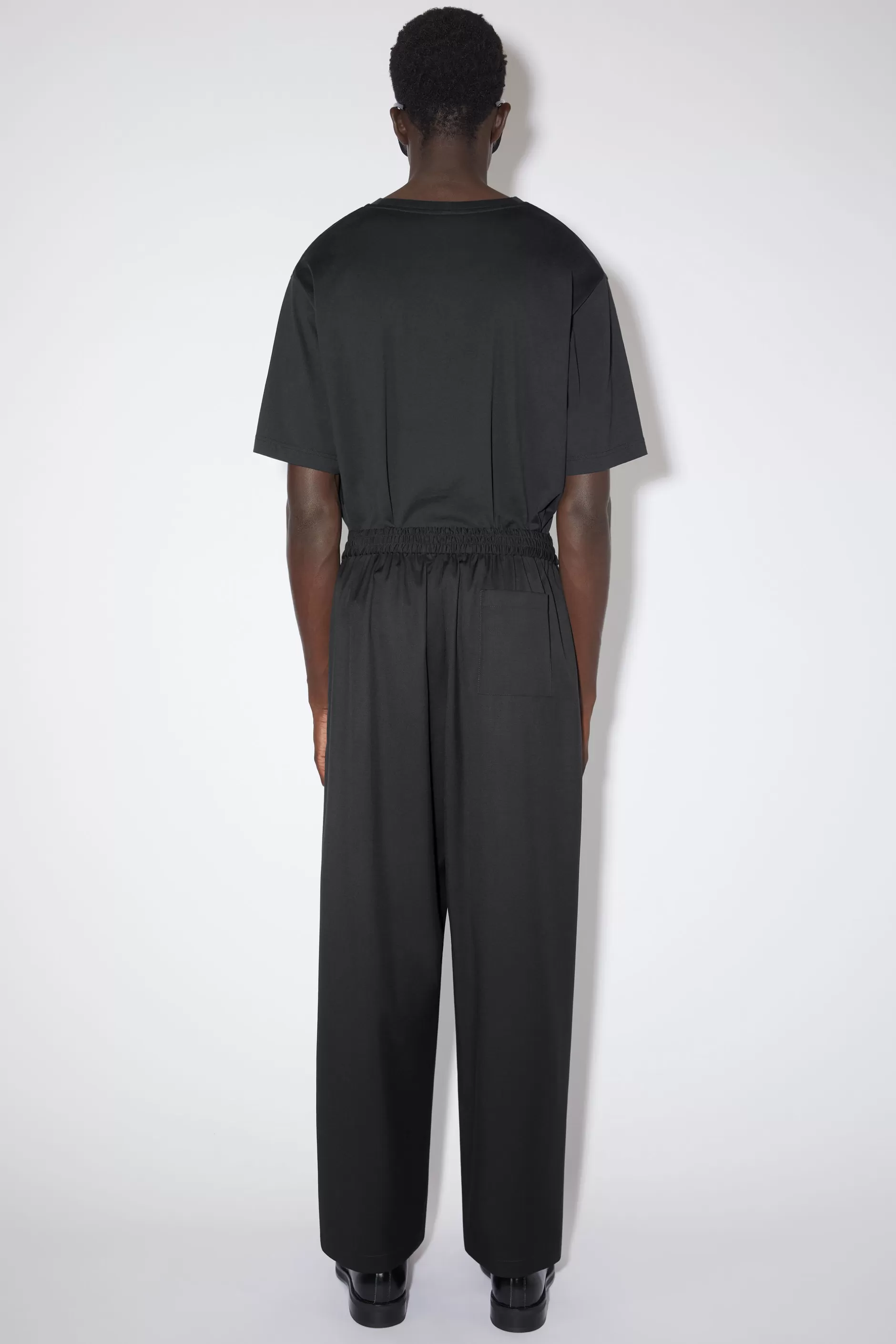 Acne Studios Hose Aus Wolle Schwarz Best Sale