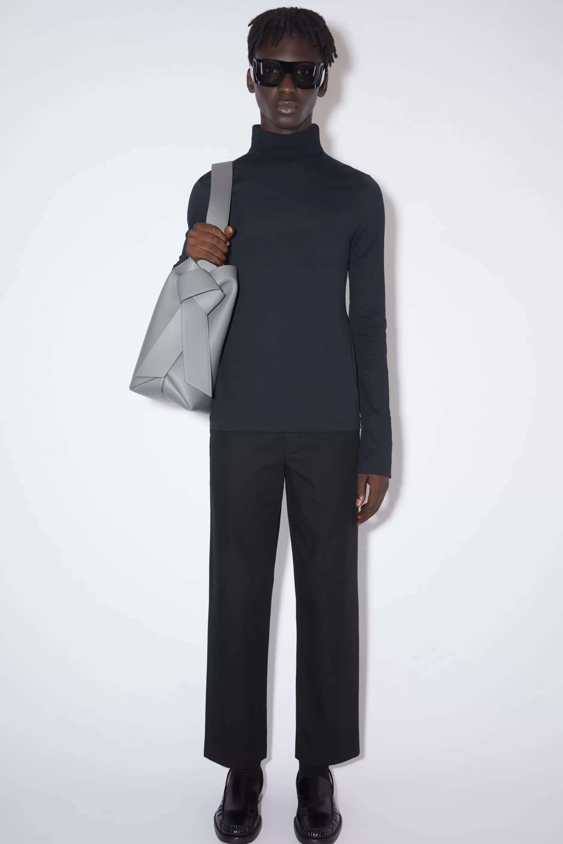 Acne Studios Hose In Normaler Passform Schwarz Shop