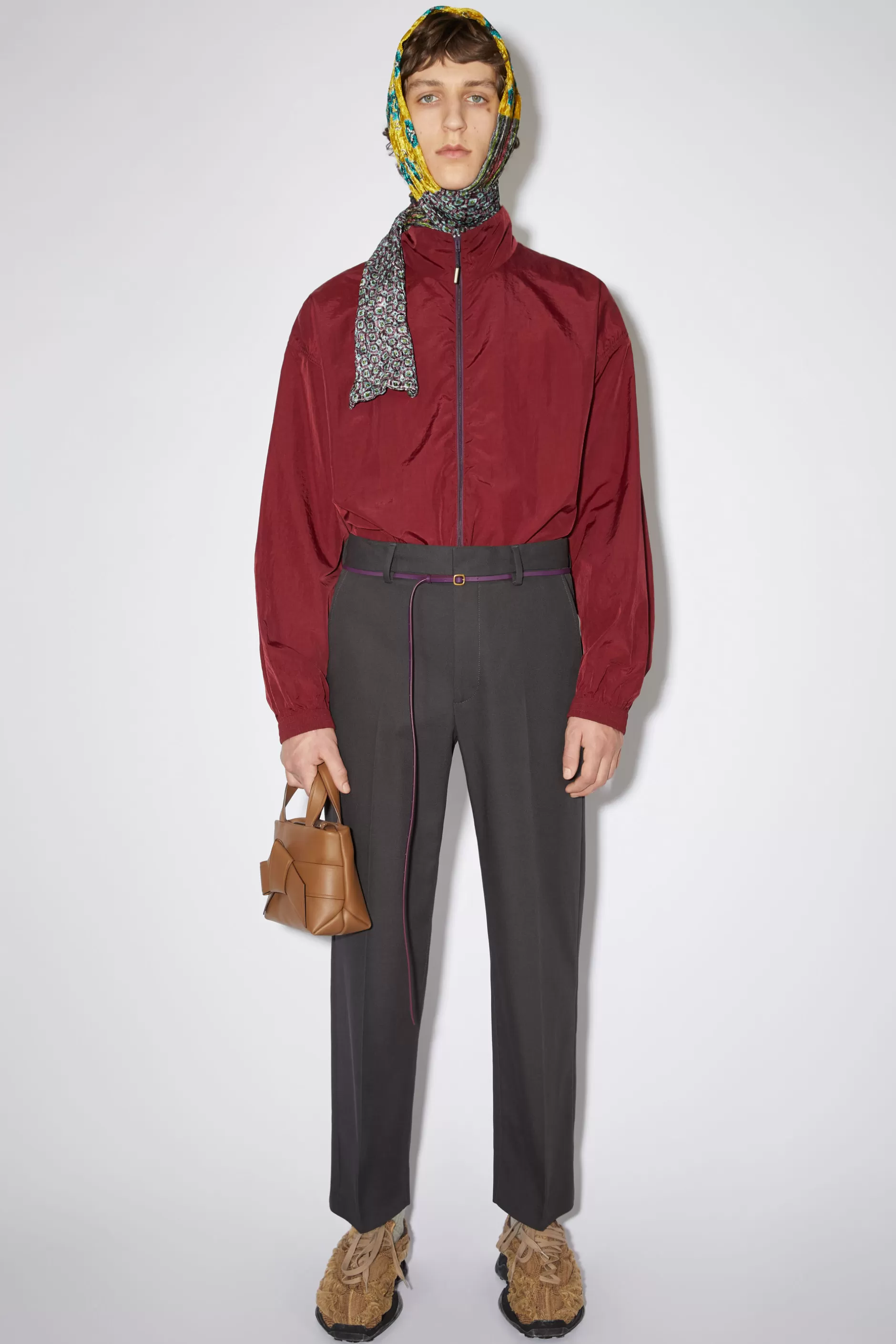 Acne Studios Hose In Normaler Passform Anthrazitgrau Discount