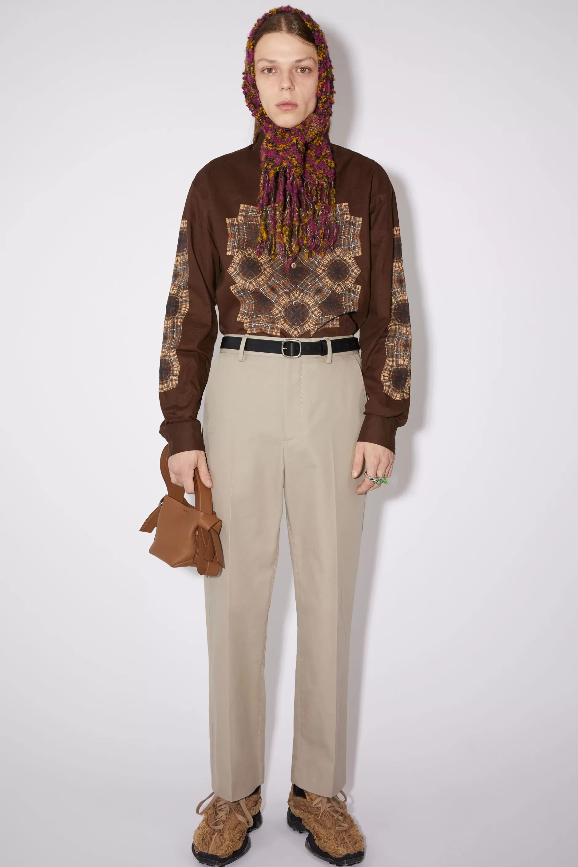 Acne Studios Hose In Normaler Passform Kuhles Beige Clearance