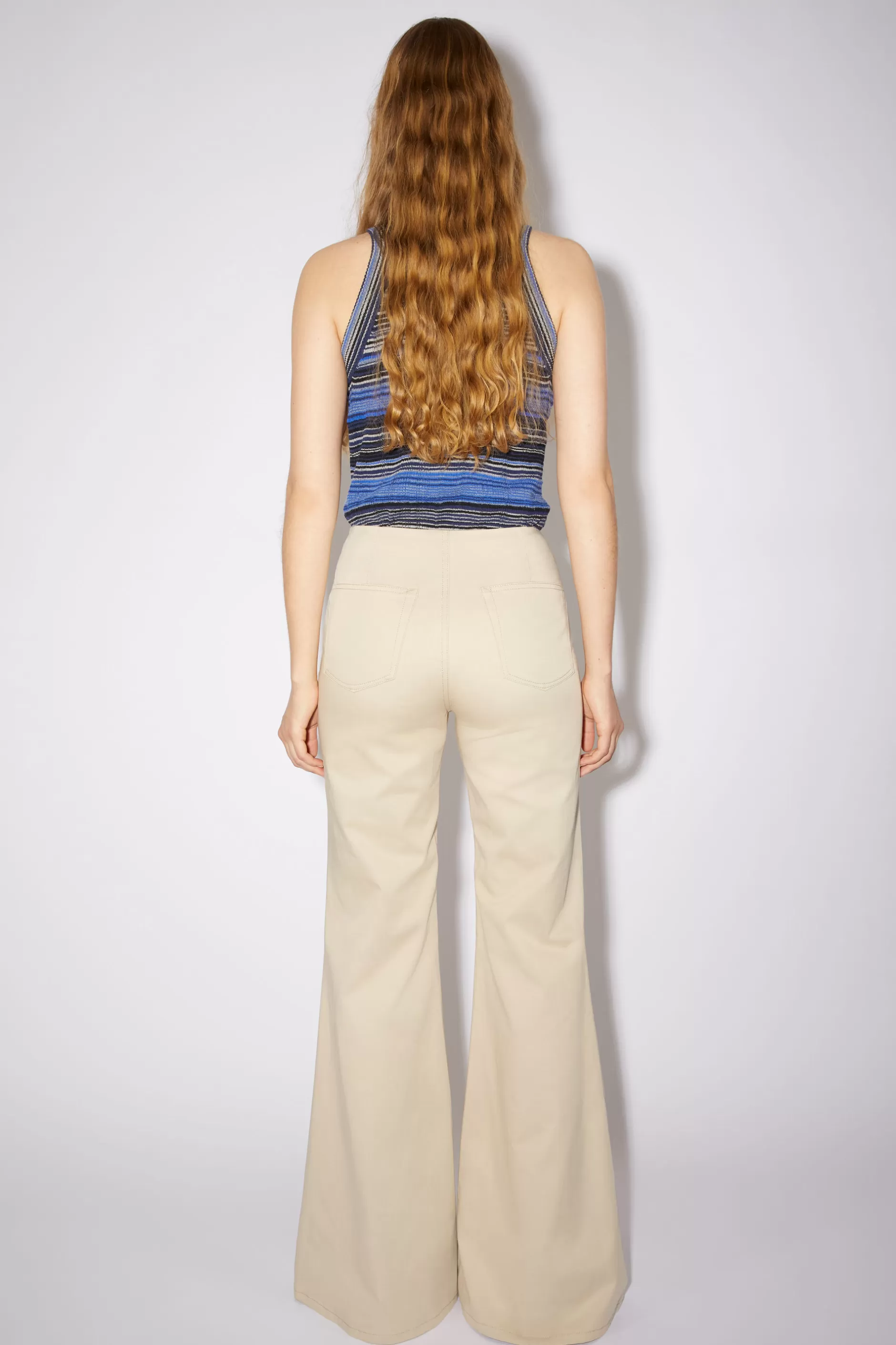 Acne Studios Hose In Normaler Passform Beige Shop