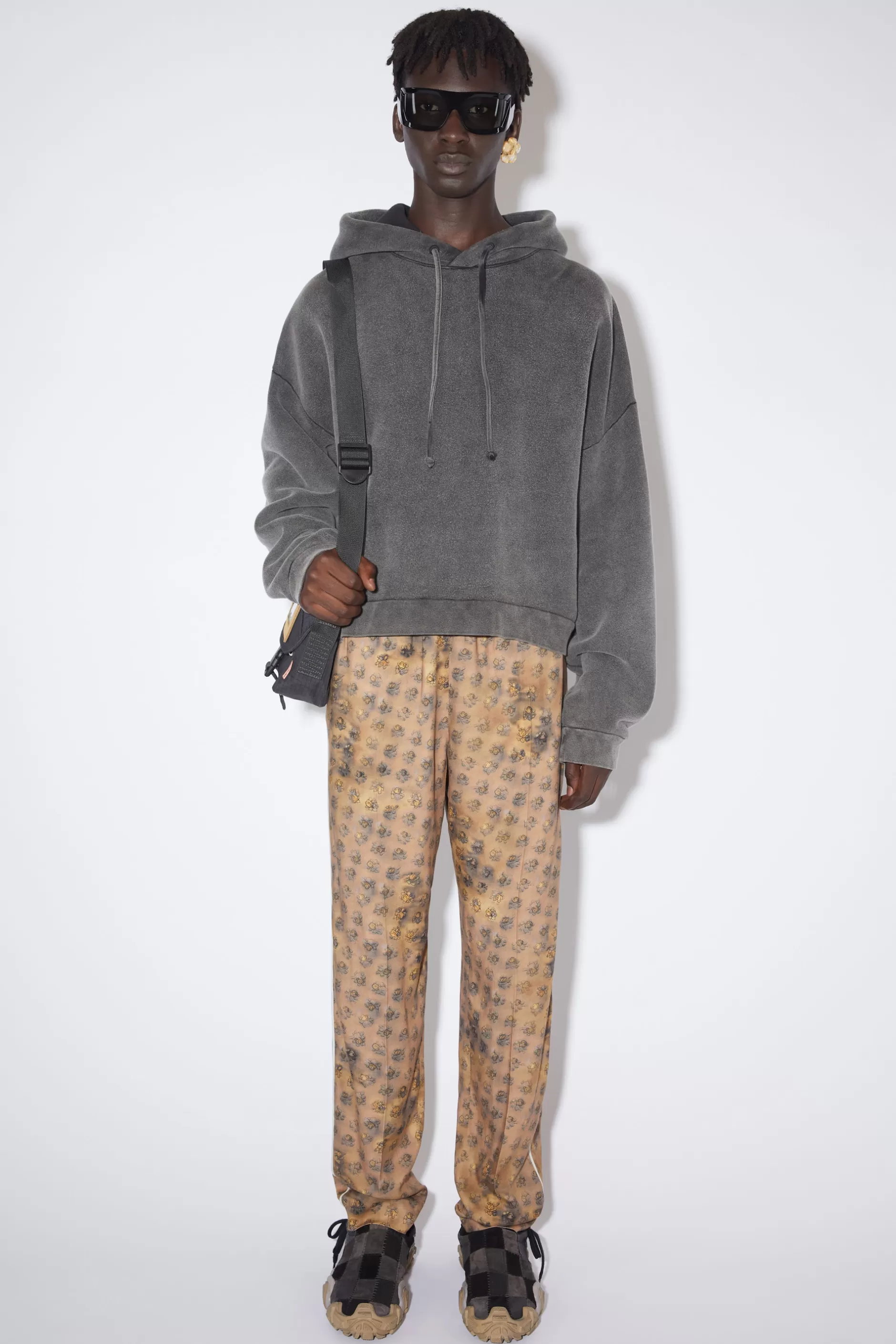 Acne Studios Hose Mit Print Sandbeige/Gelb New