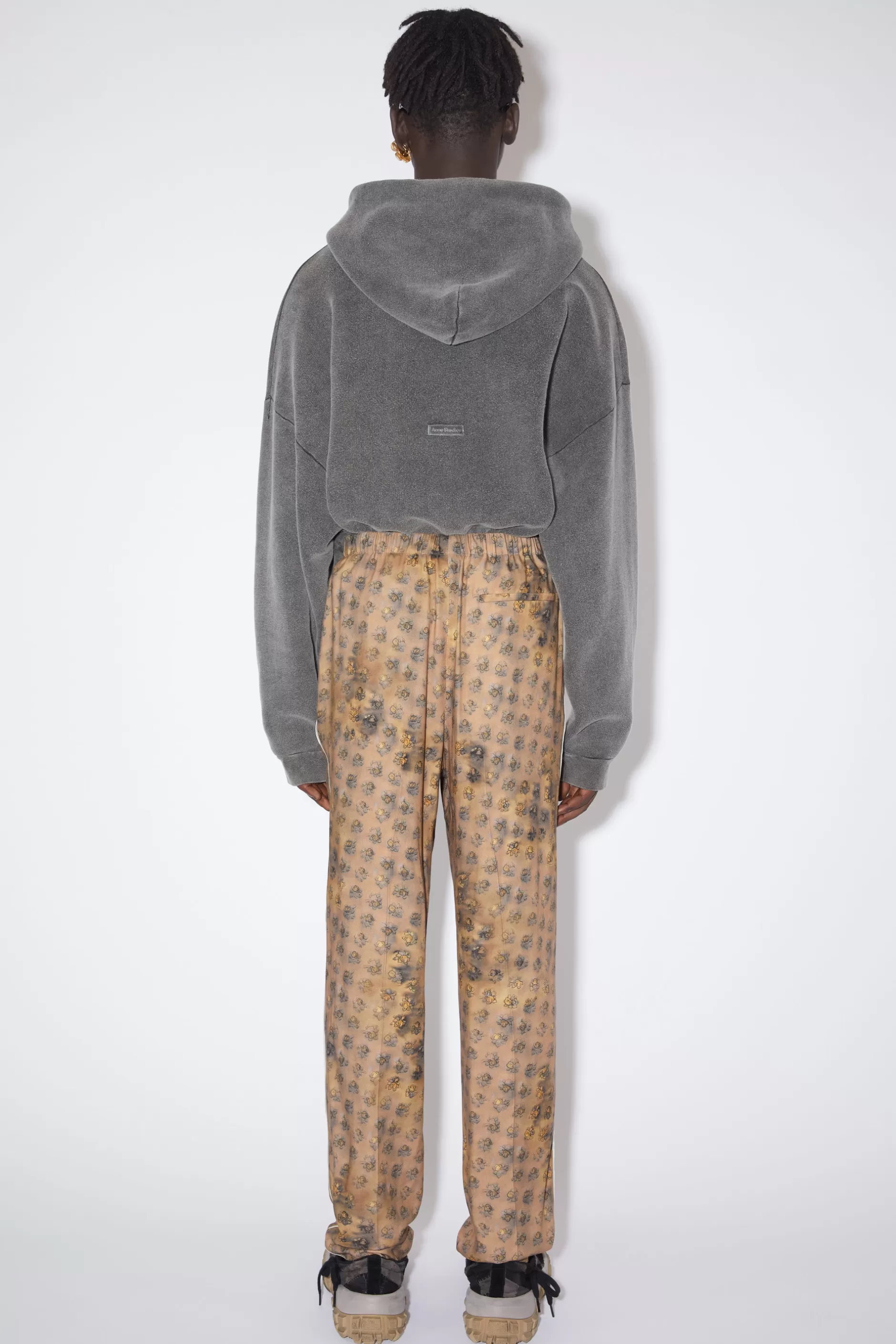 Acne Studios Hose Mit Print Sandbeige/Gelb New