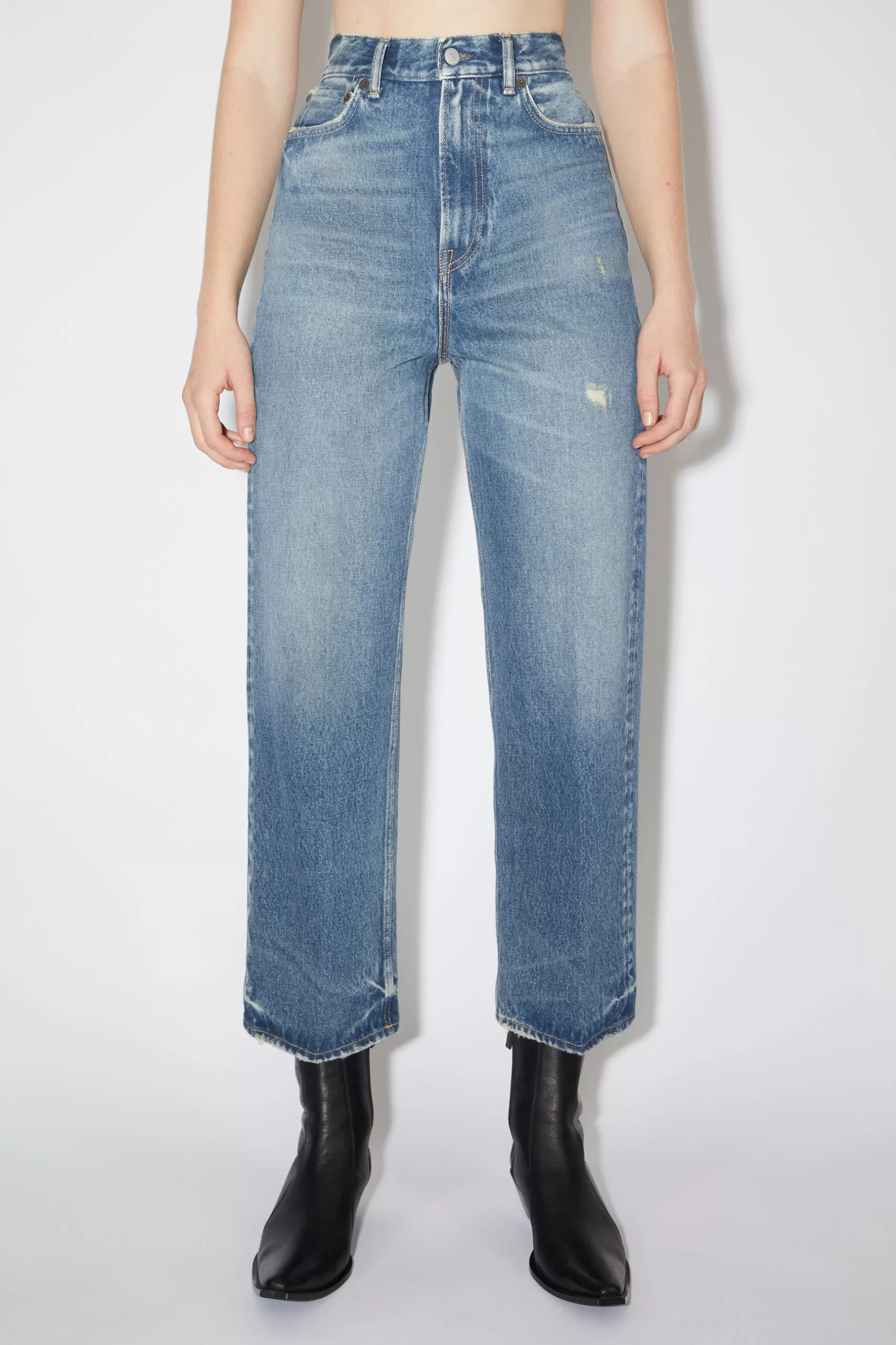 Acne Studios Jeans In Lockerer Passform – 1993 Mid Blue Store