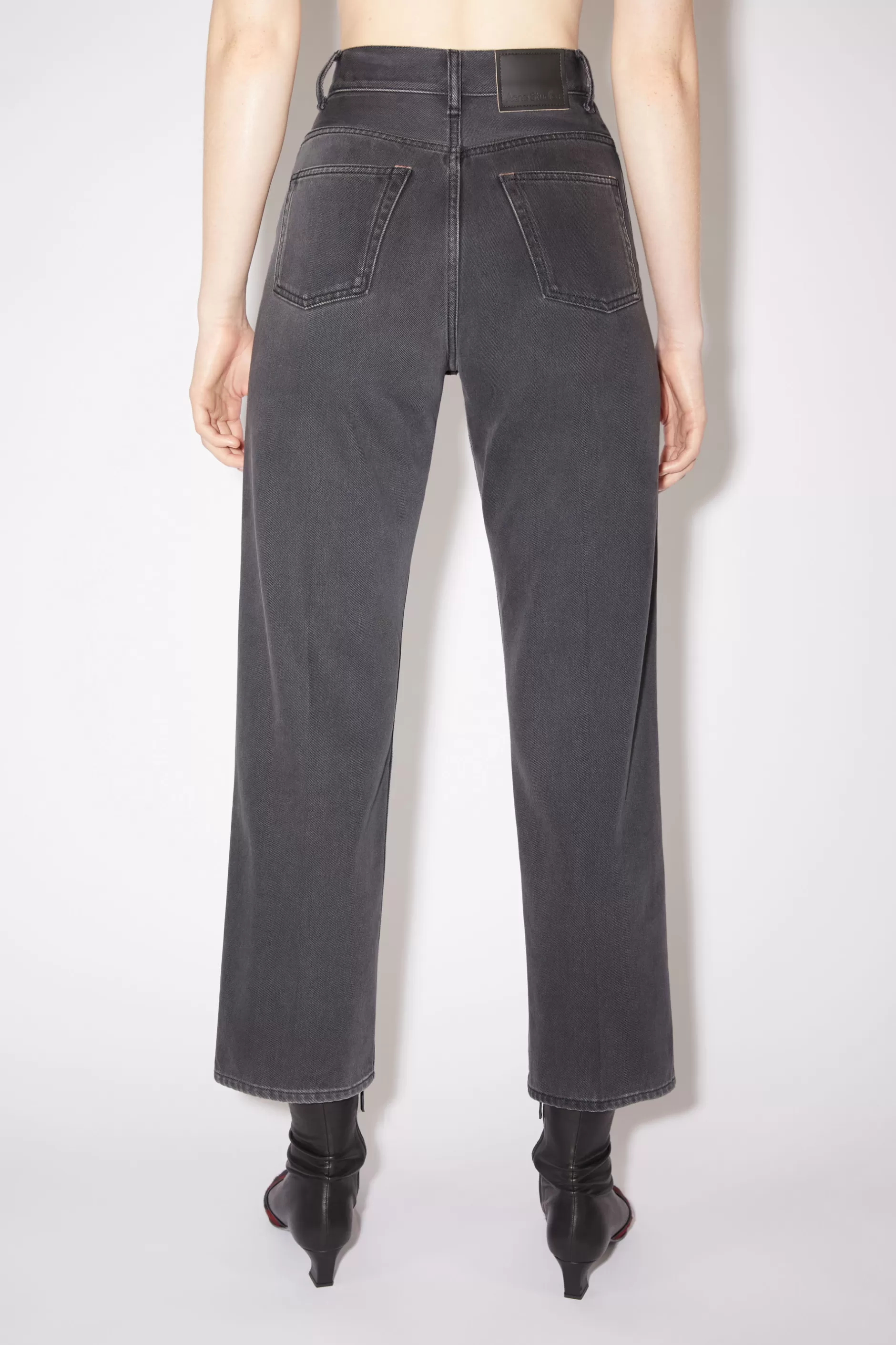 Acne Studios Jeans In Lockerer Passform – 1993 Dunkelgrau Cheap