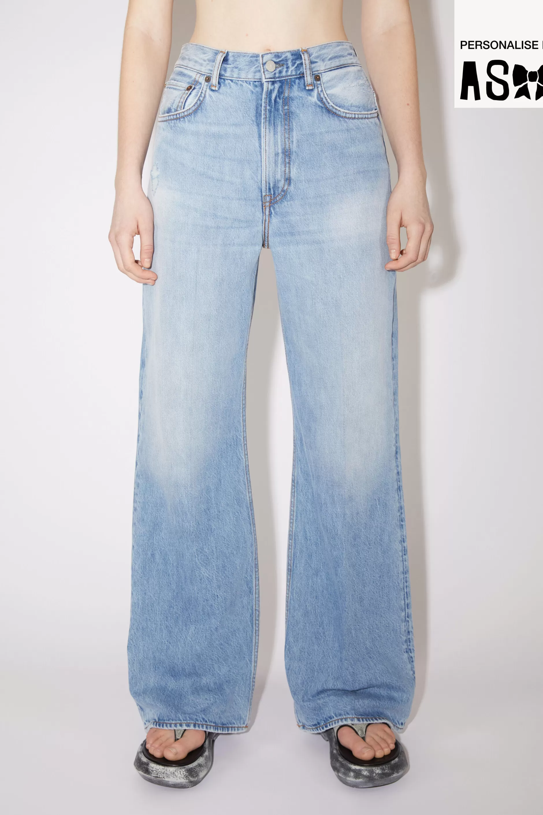 Acne Studios Jeans In Lockerer Passform – 2022 Hellblau Fashion