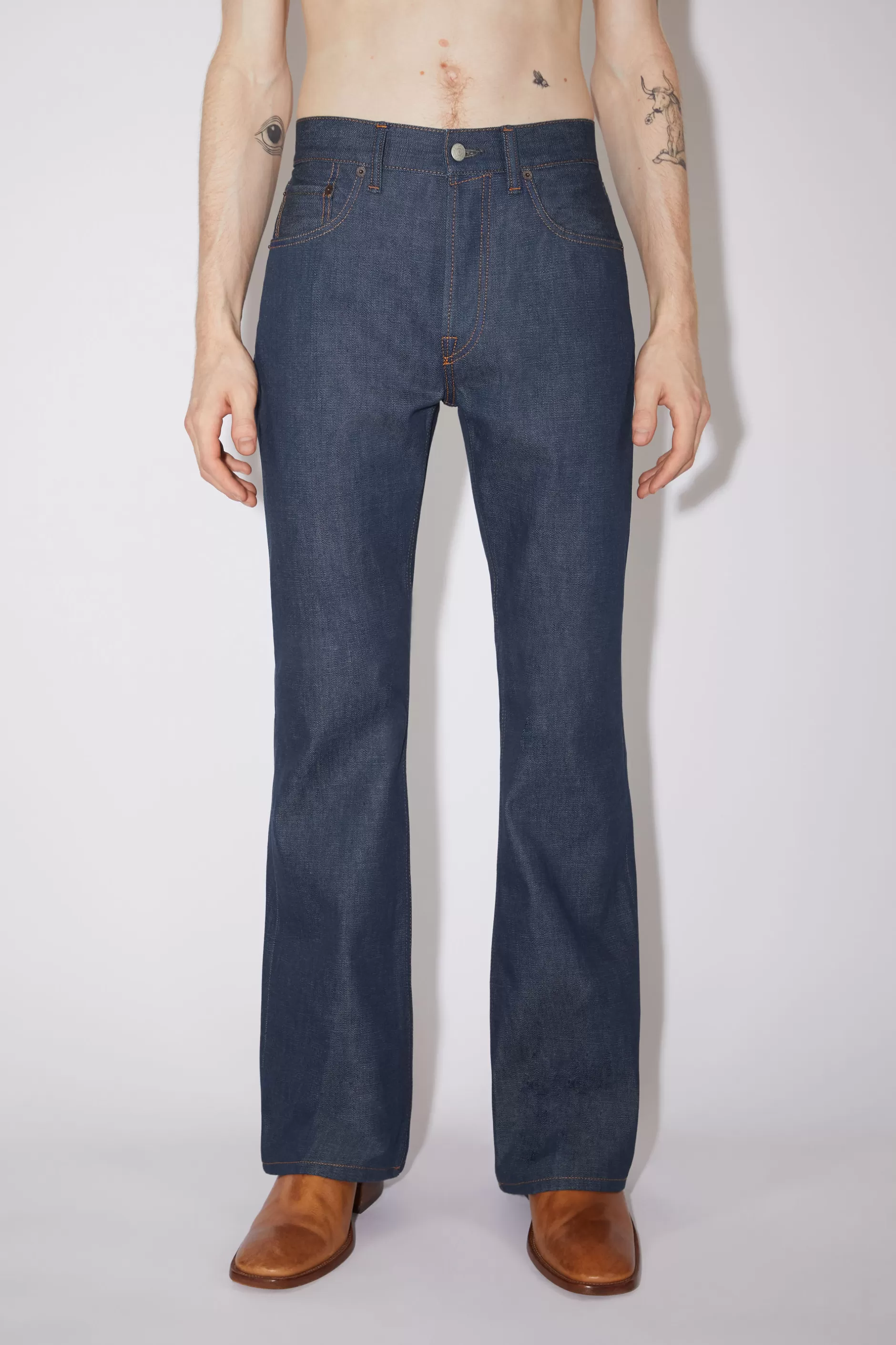 Acne Studios Jeans In Regularer Passform – 1992 Indigoblau Best