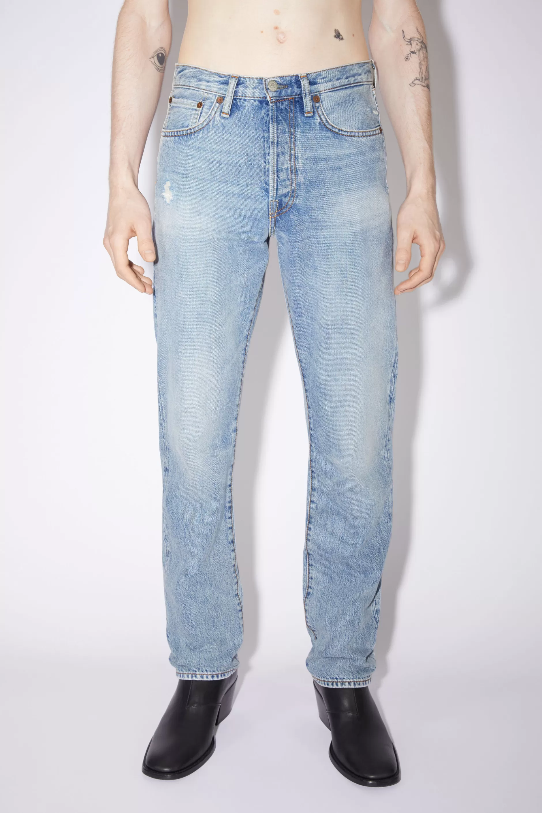 Acne Studios Jeans In Regularer Passform – 1996 Hellblau Shop