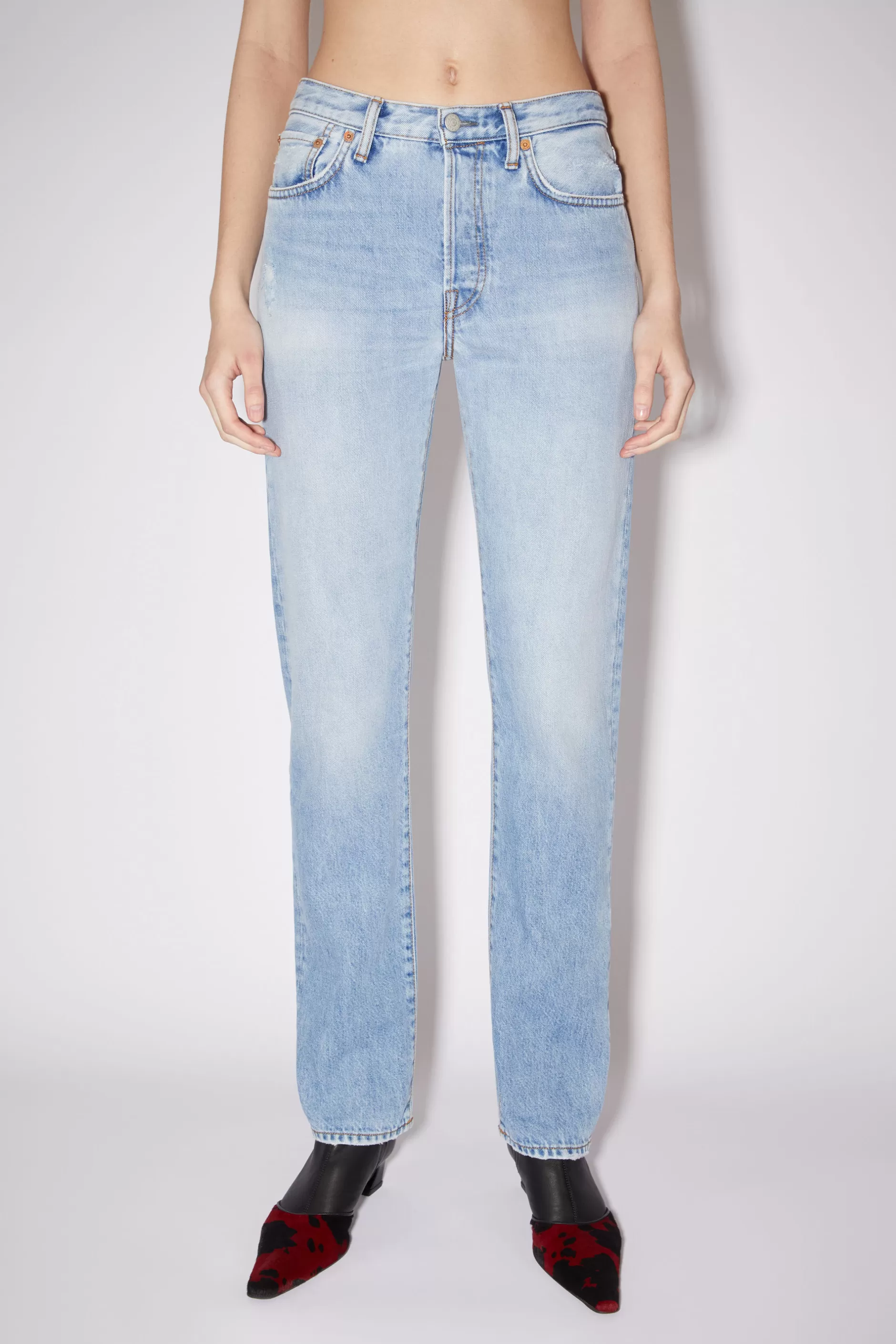 Acne Studios Jeans In Regularer Passform – 1997 Hellblau Best