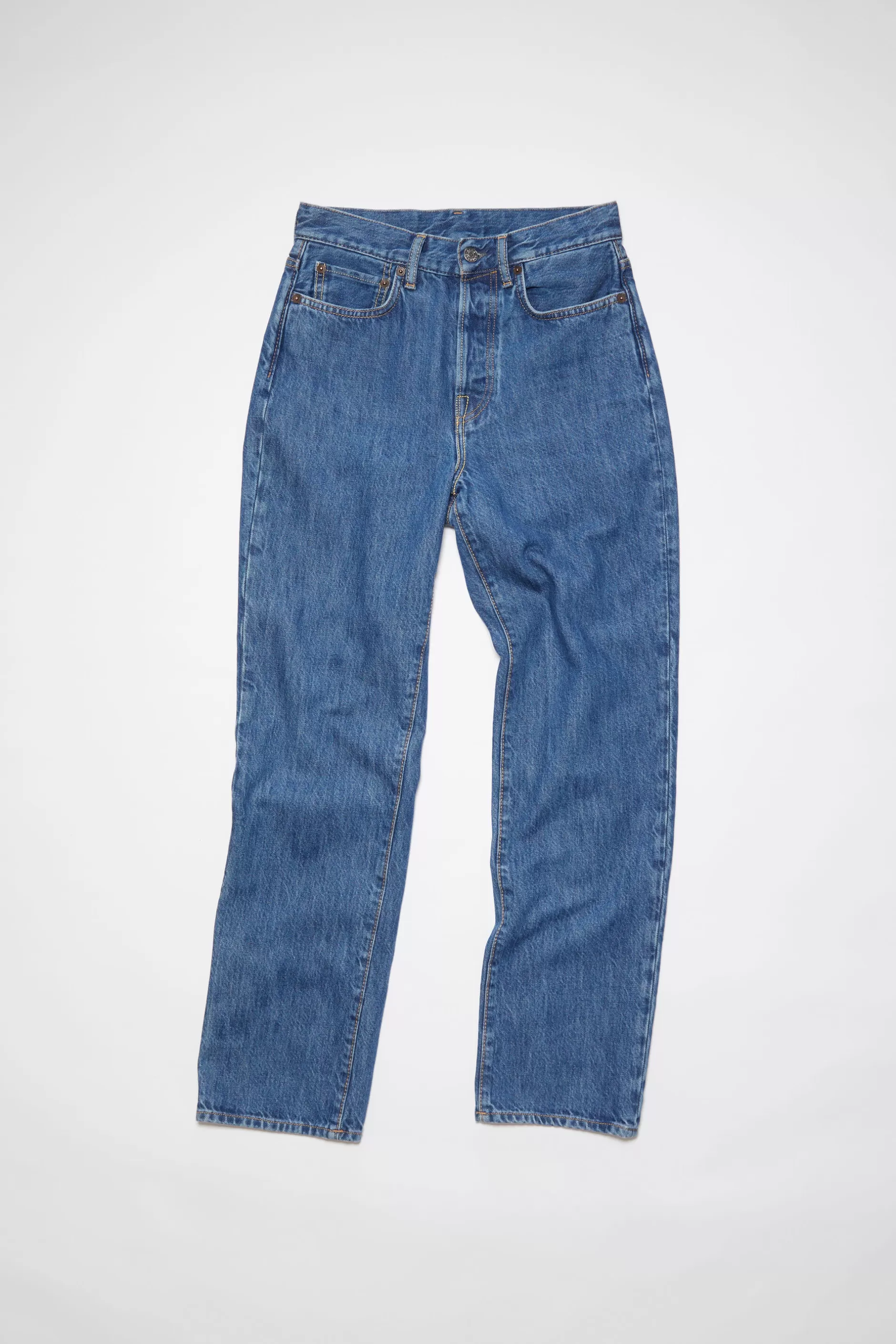 Acne Studios Jeans In Regularer Passform – Mece Dunkelblau Sale