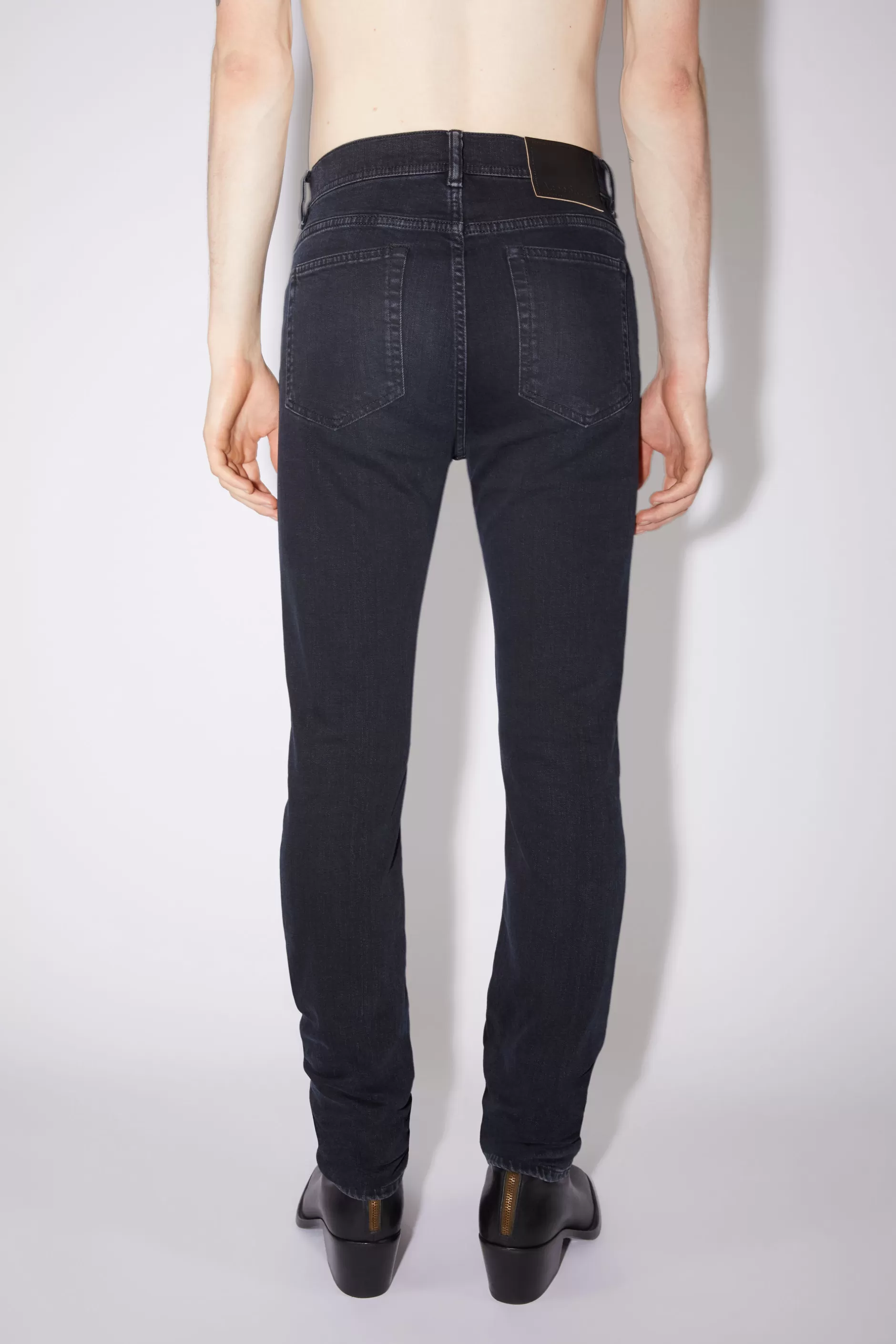 Acne Studios Jeans Mit Enger Passform – North Schwarz/Blau Online