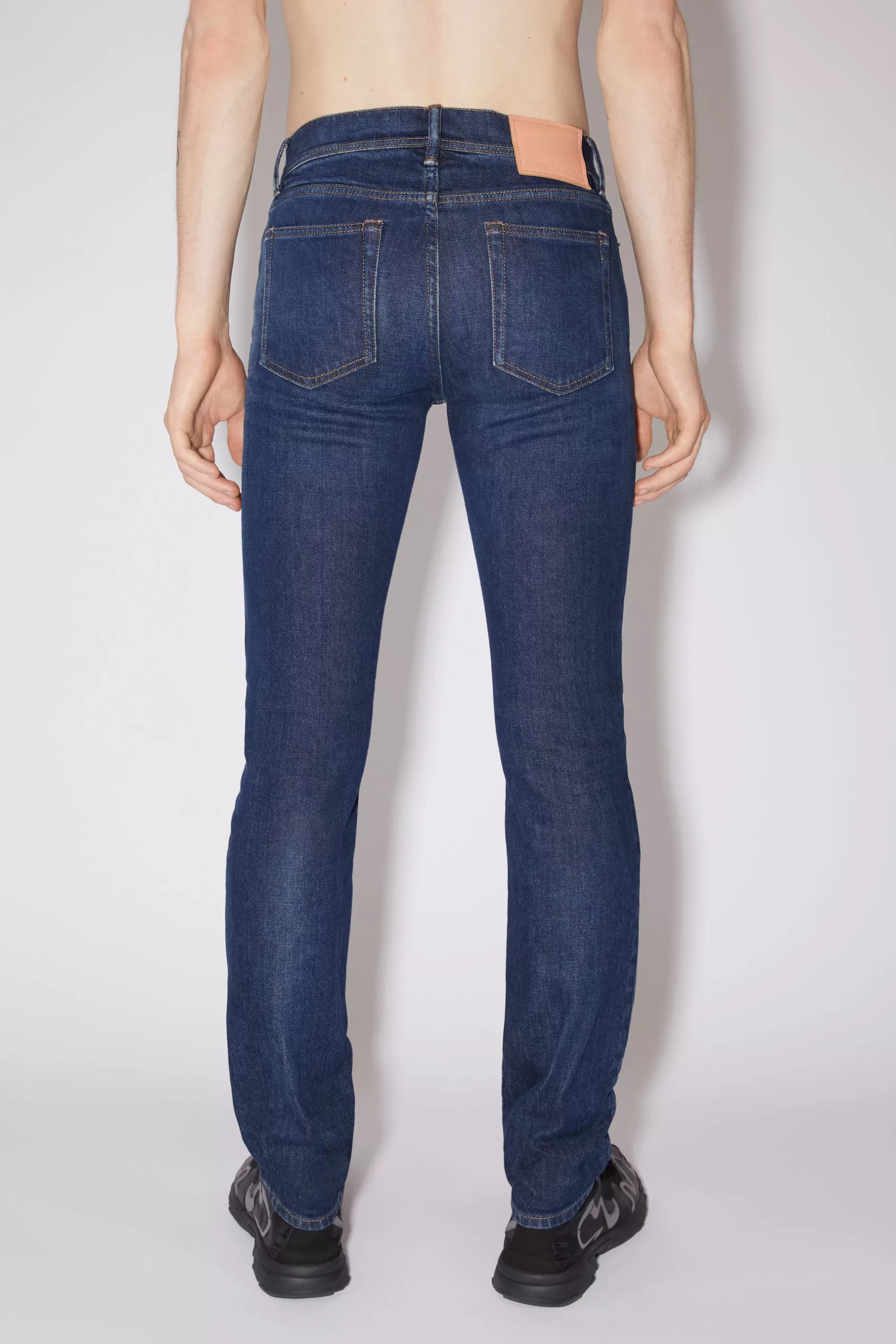 Acne Studios Jeans Mit Enger Passform – North Dunkelblau New