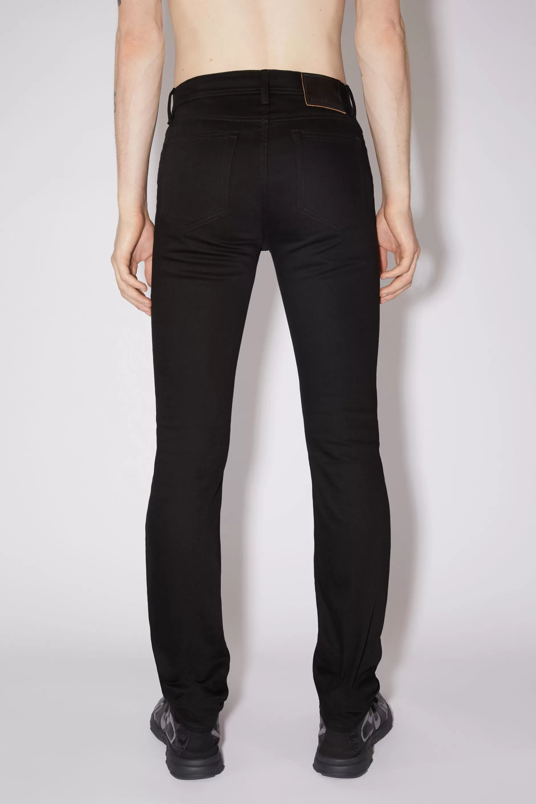 Acne Studios Jeans Mit Enger Passform – North Stay Black Cheap