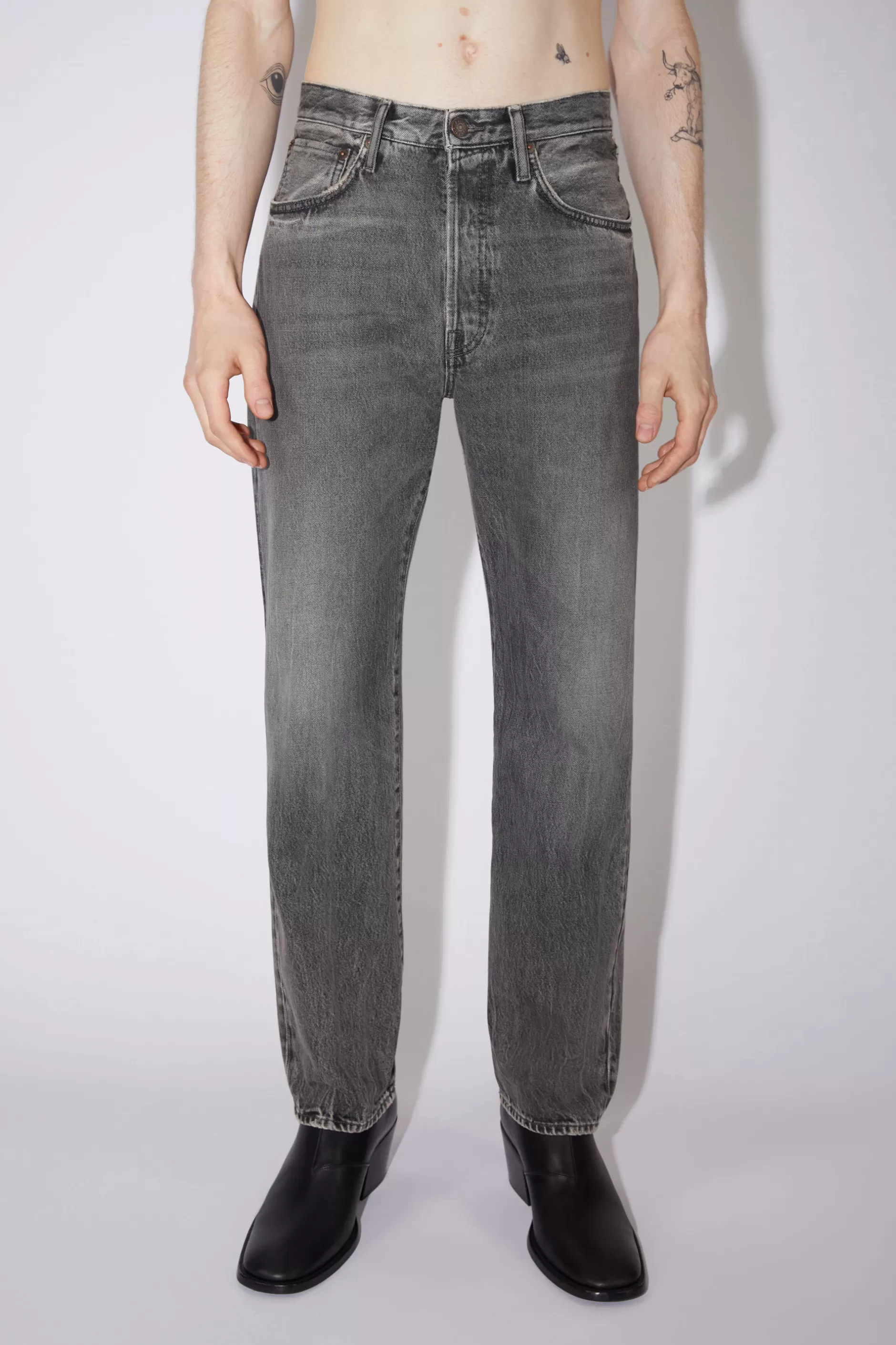 Acne Studios Jeans Mit Lockerer Passform Schwarz New